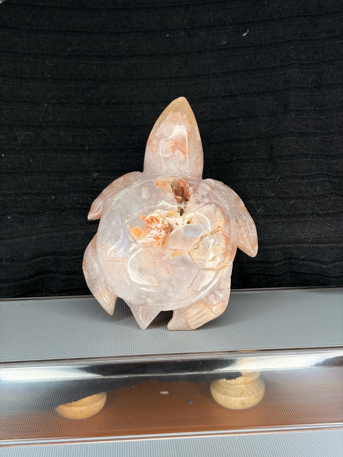 Flower Agate Turtle