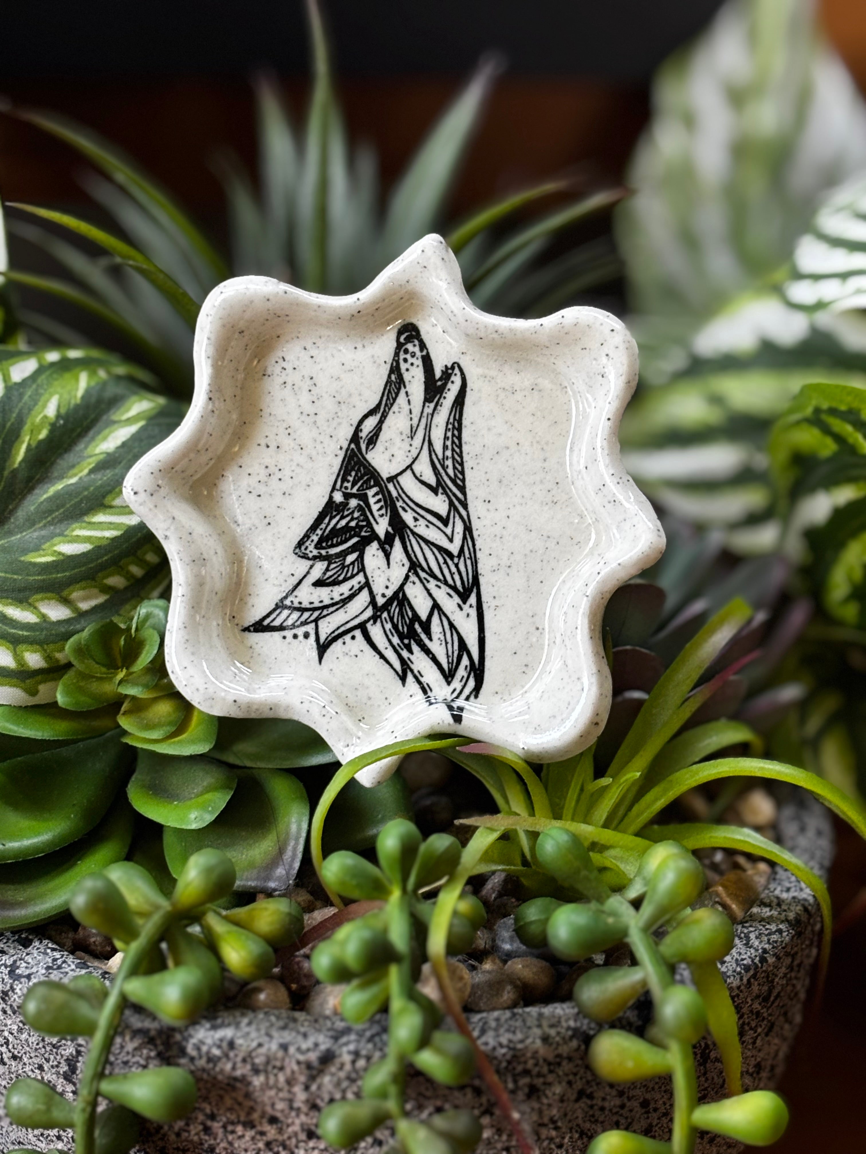 Howling Wolf Trinket Dish