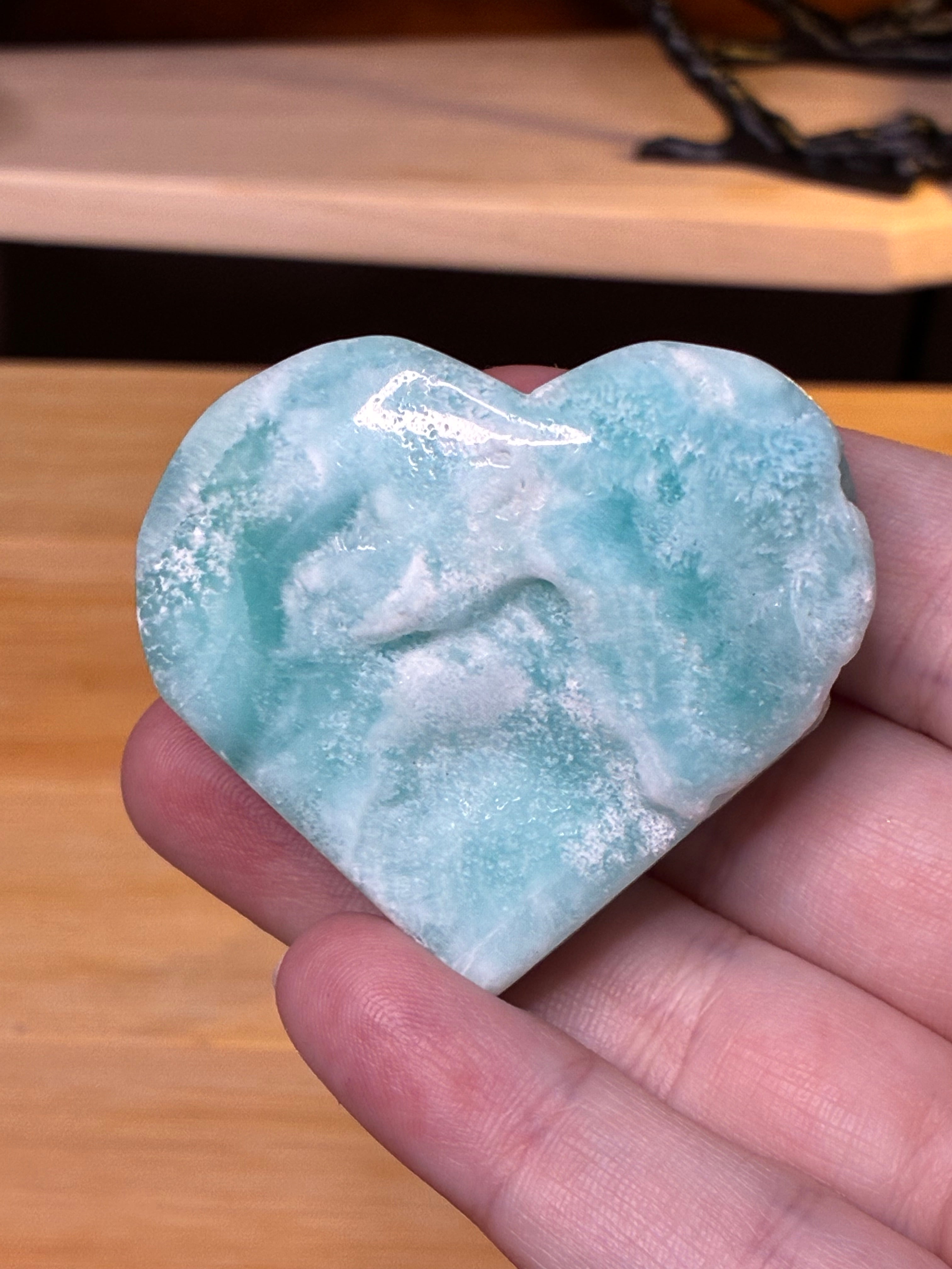 Hemimorphite Heart