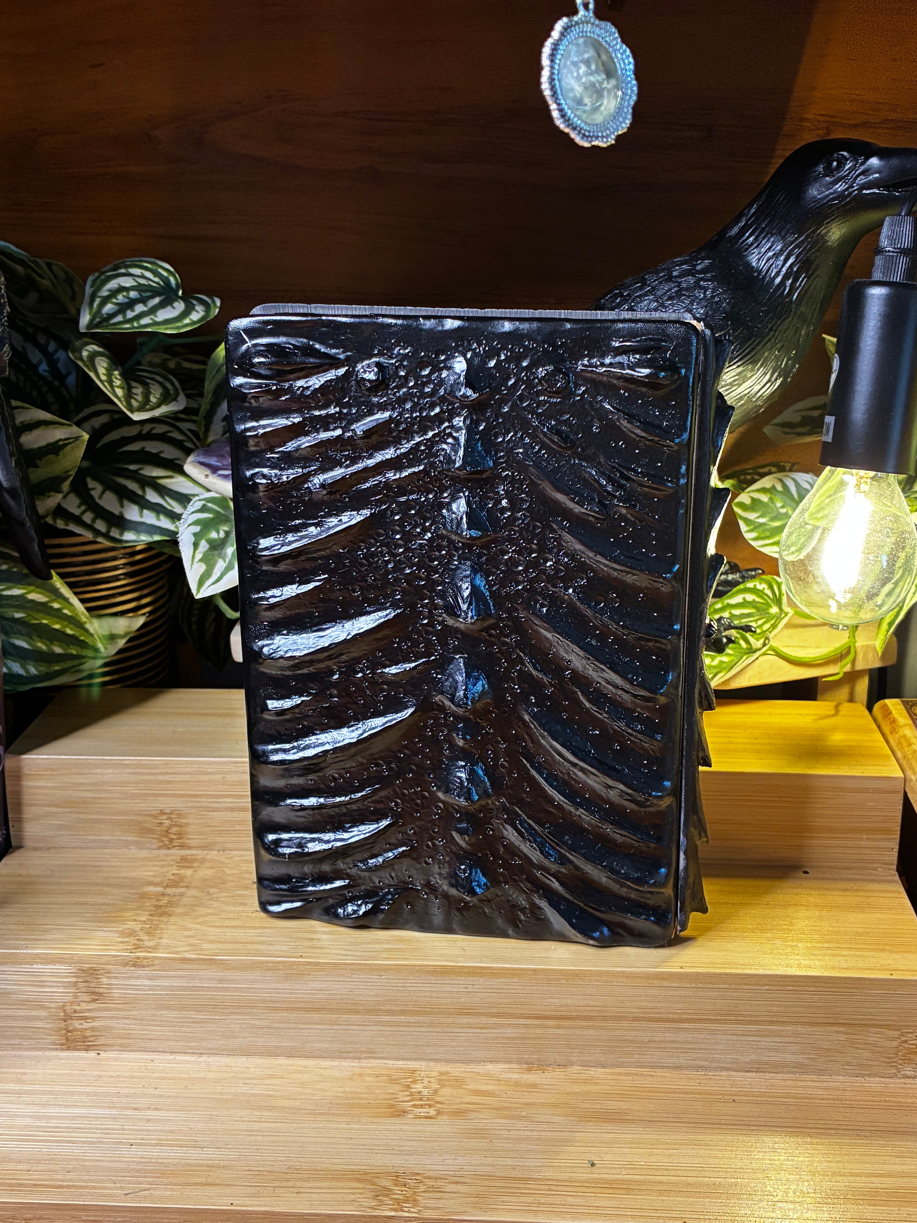 🐉 Obsidian Dragon Scale Hardcover Notebook