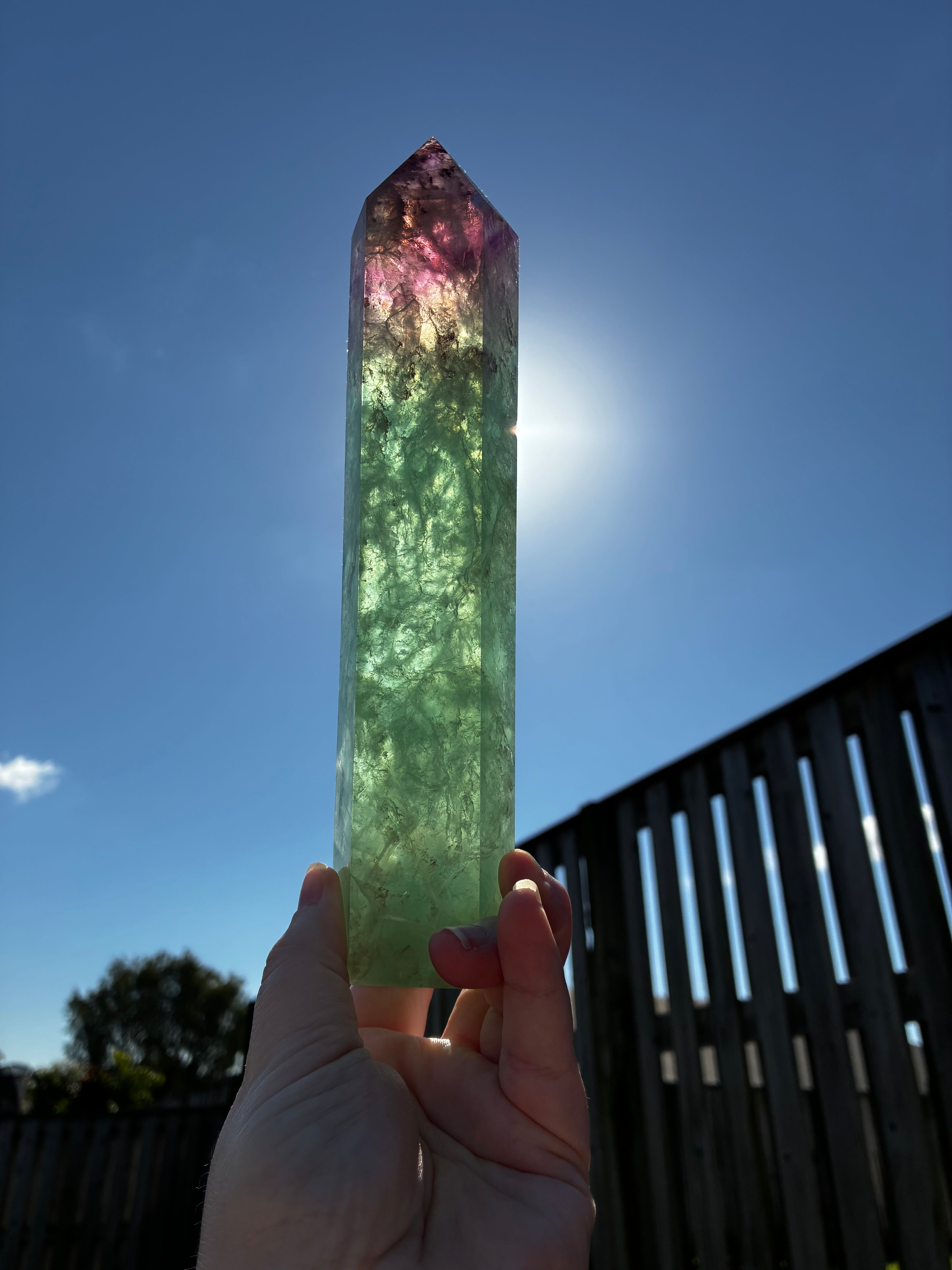 Watermelon Fluorite