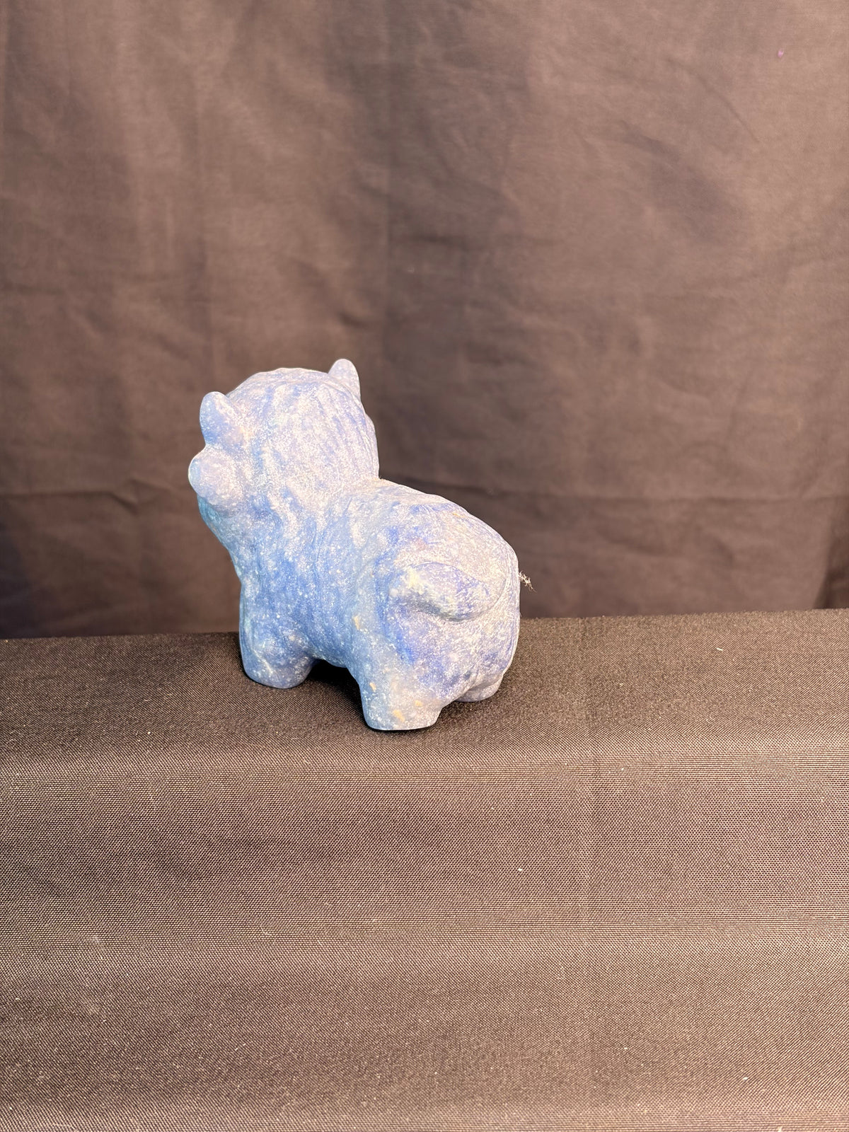 Blue Aventurine Highland Cow