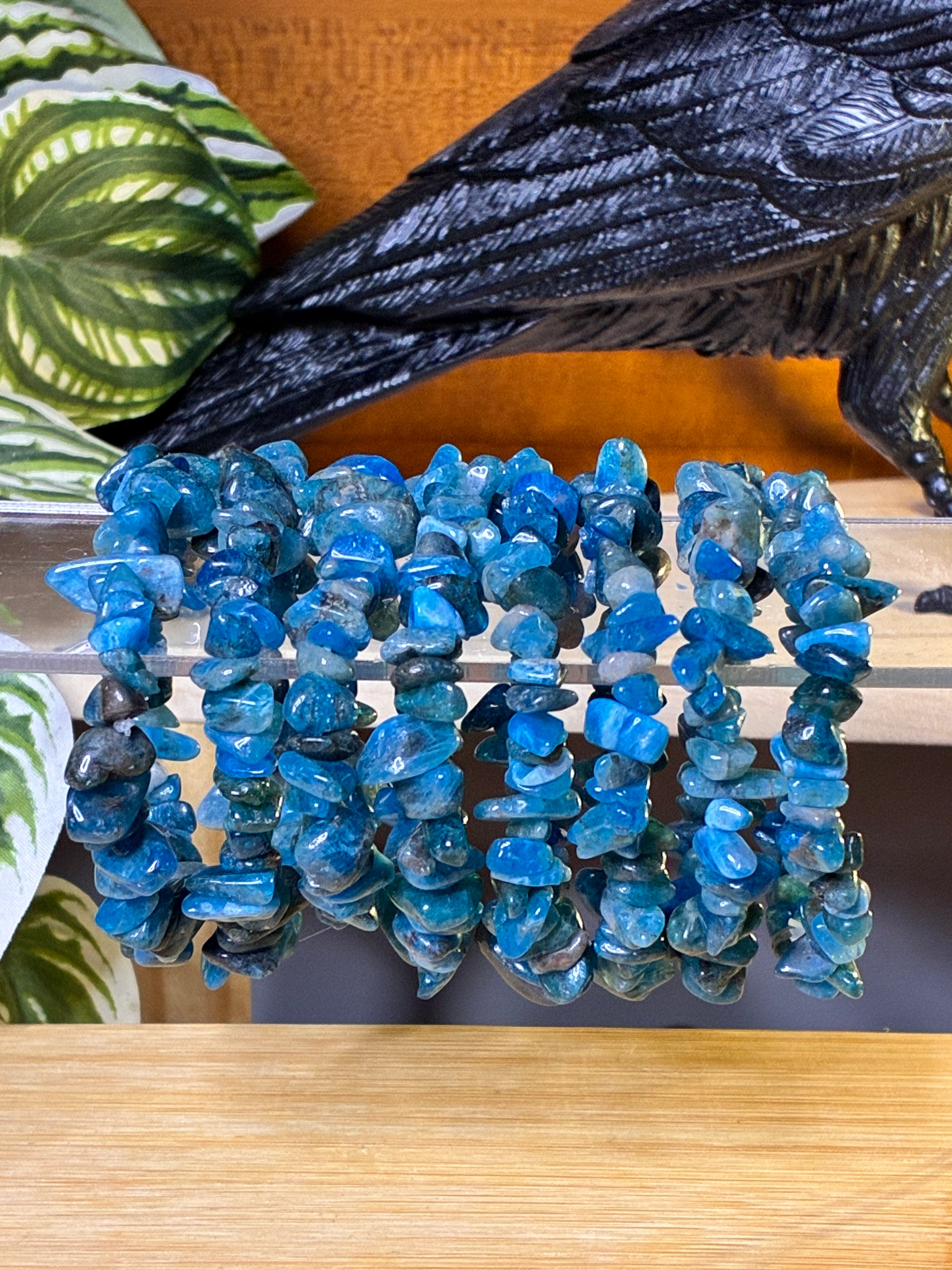 Blue Apatite Chip Bracelets