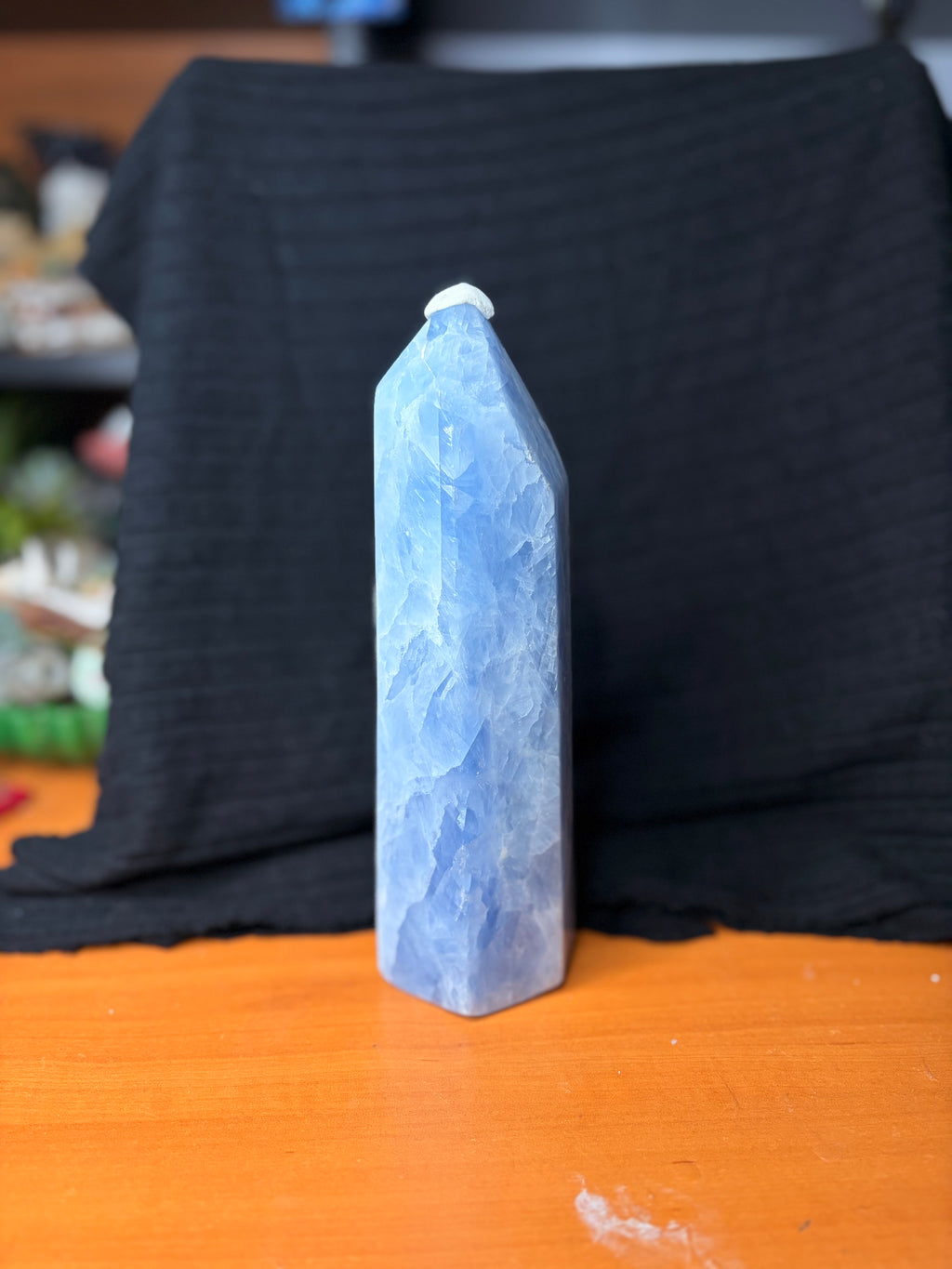 Blue Calcite Tower