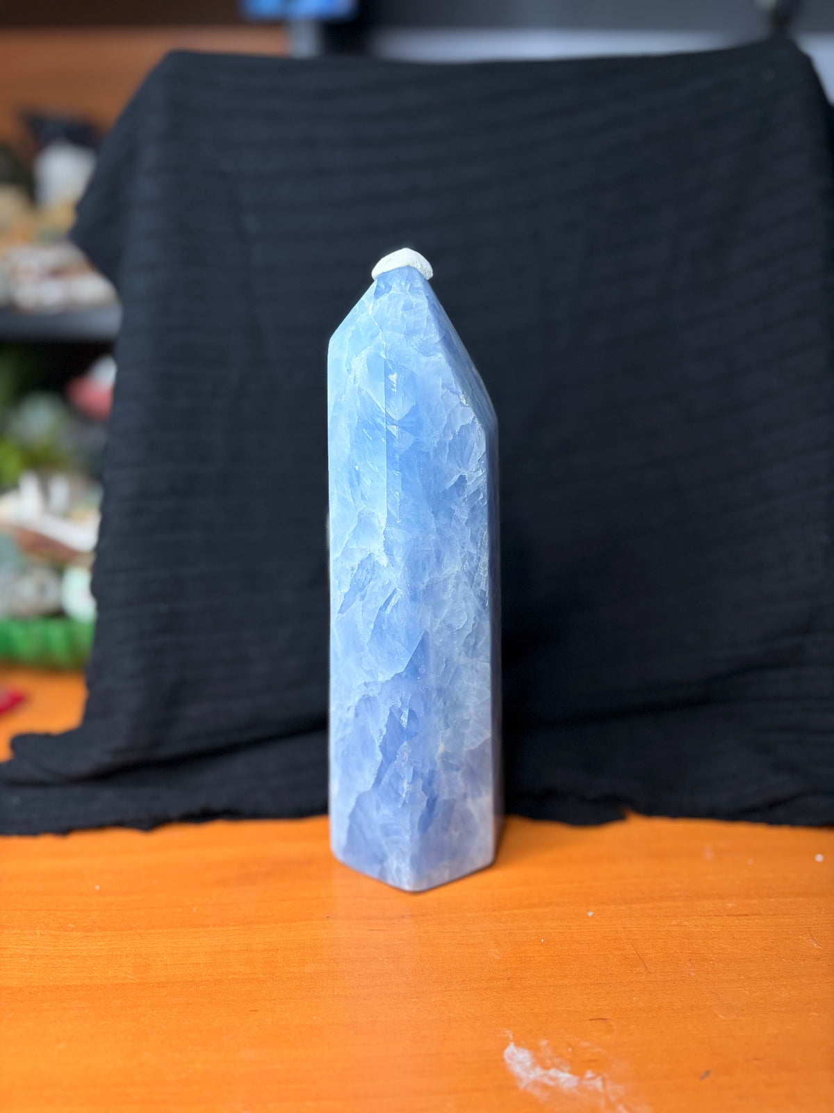 Blue Calcite Tower