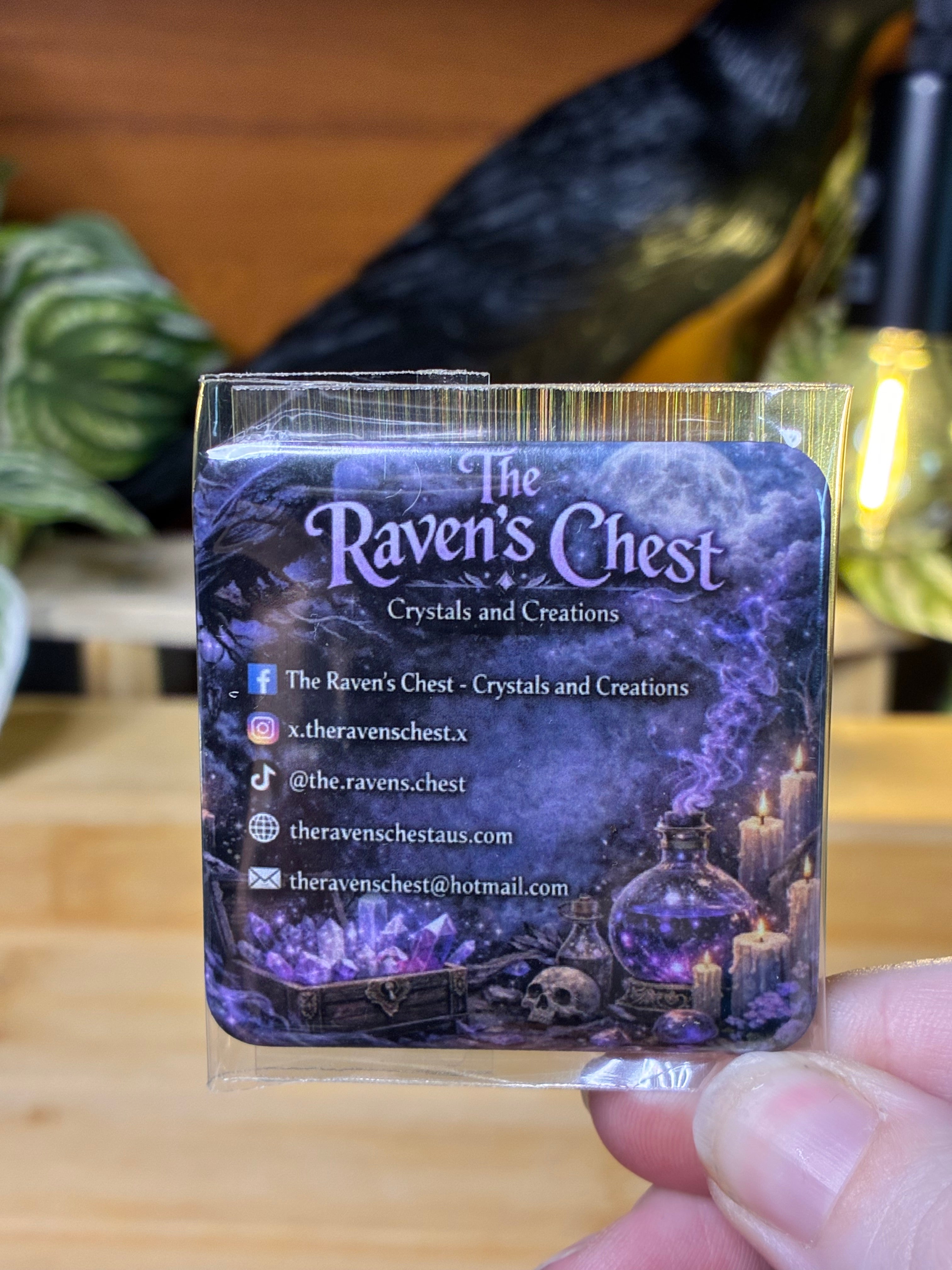The Raven’s Chest Socials Magnet