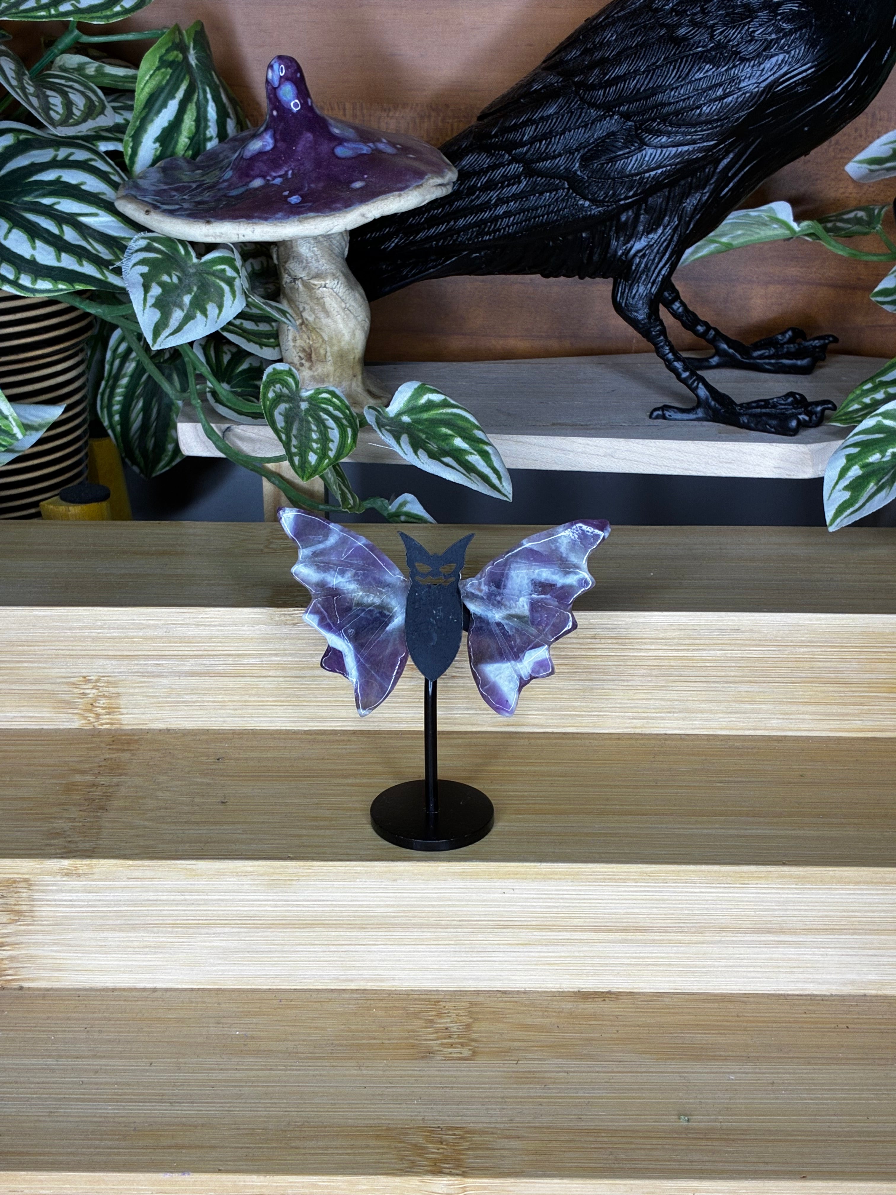 Dream Amethyst Bat Wings