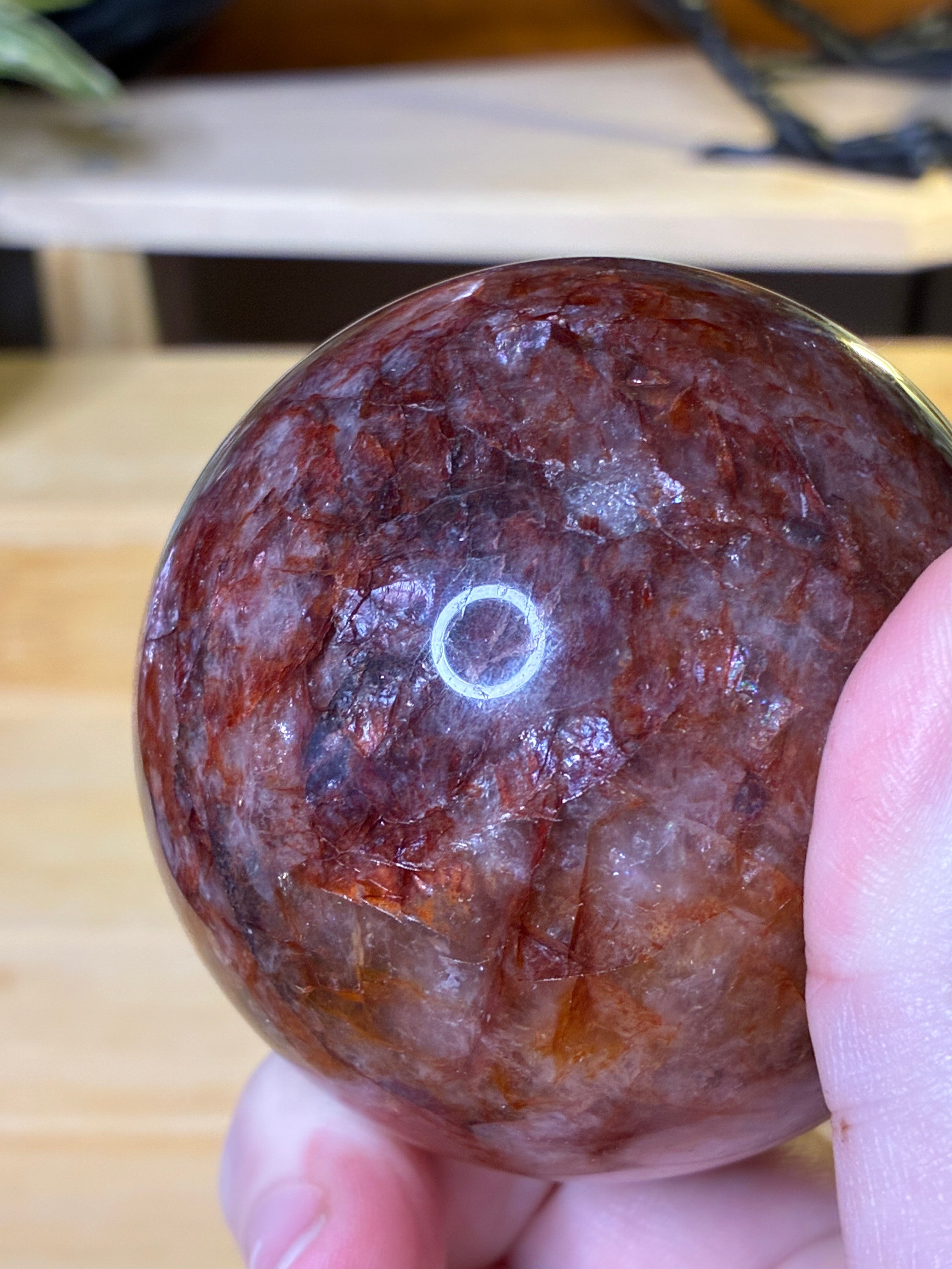 Fire Quartz Sphere