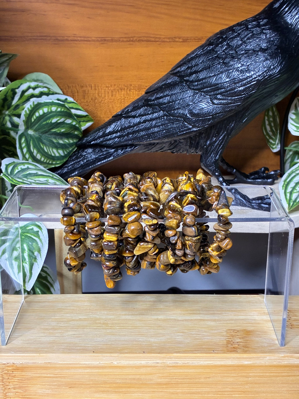 Tigers Eye/Iron Chip Bracelets