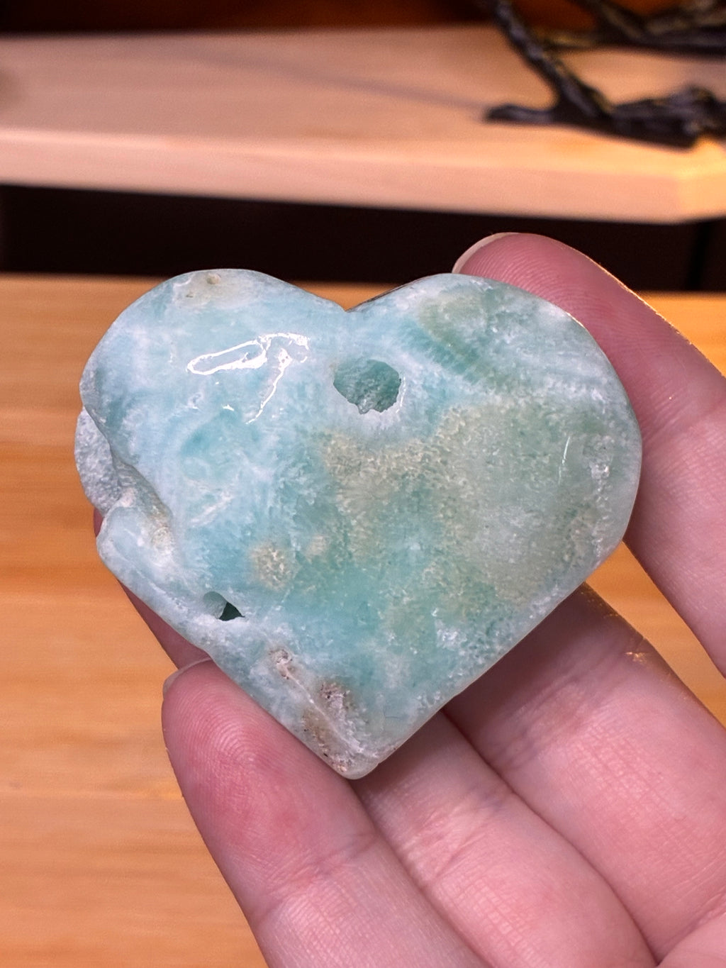 Hemimorphite Heart