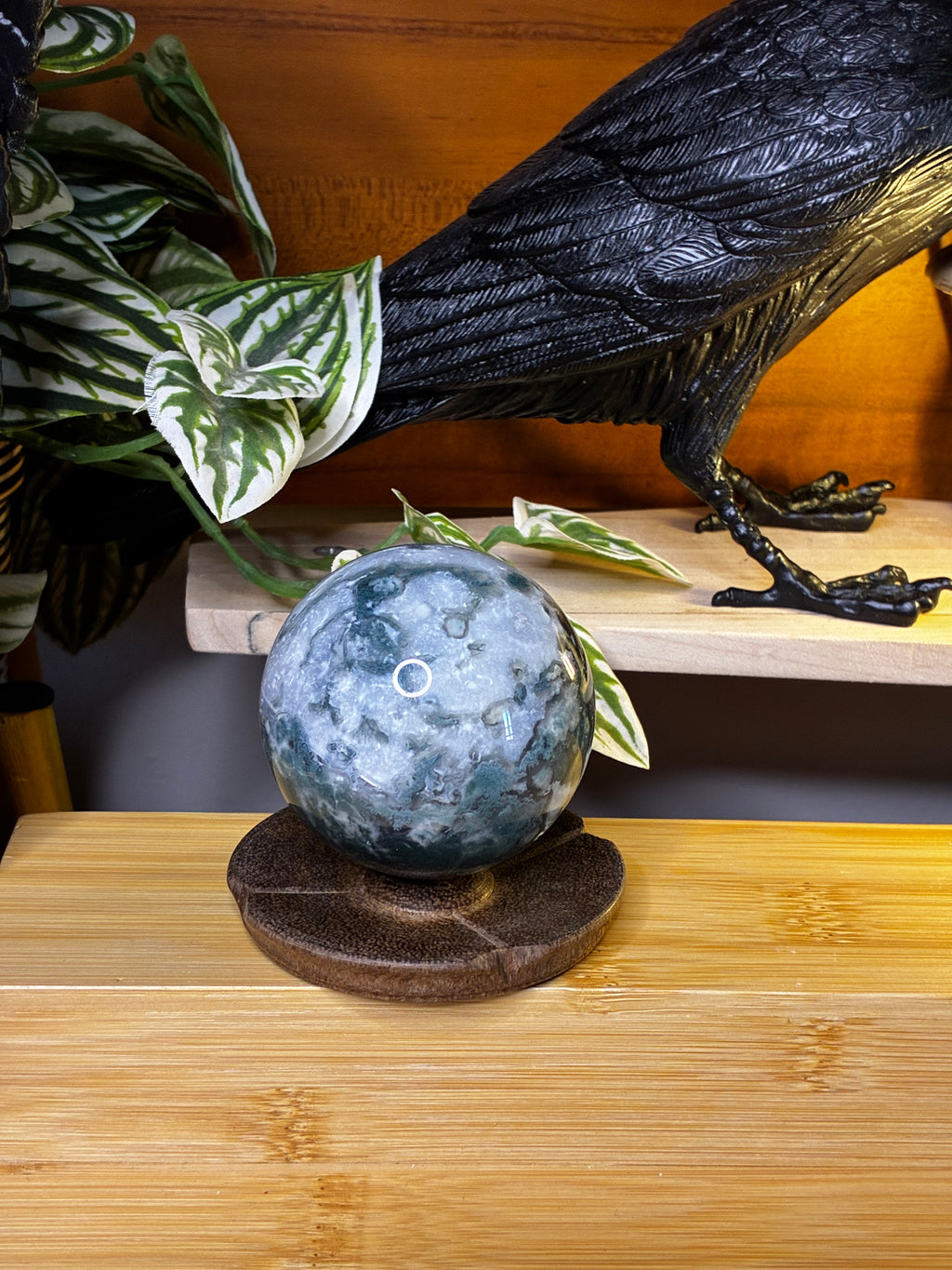 Moss Agate Sphere