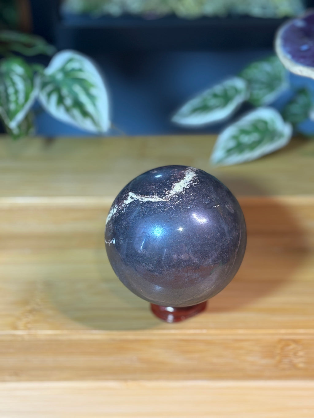 Hematite Sphere w/Inclusions