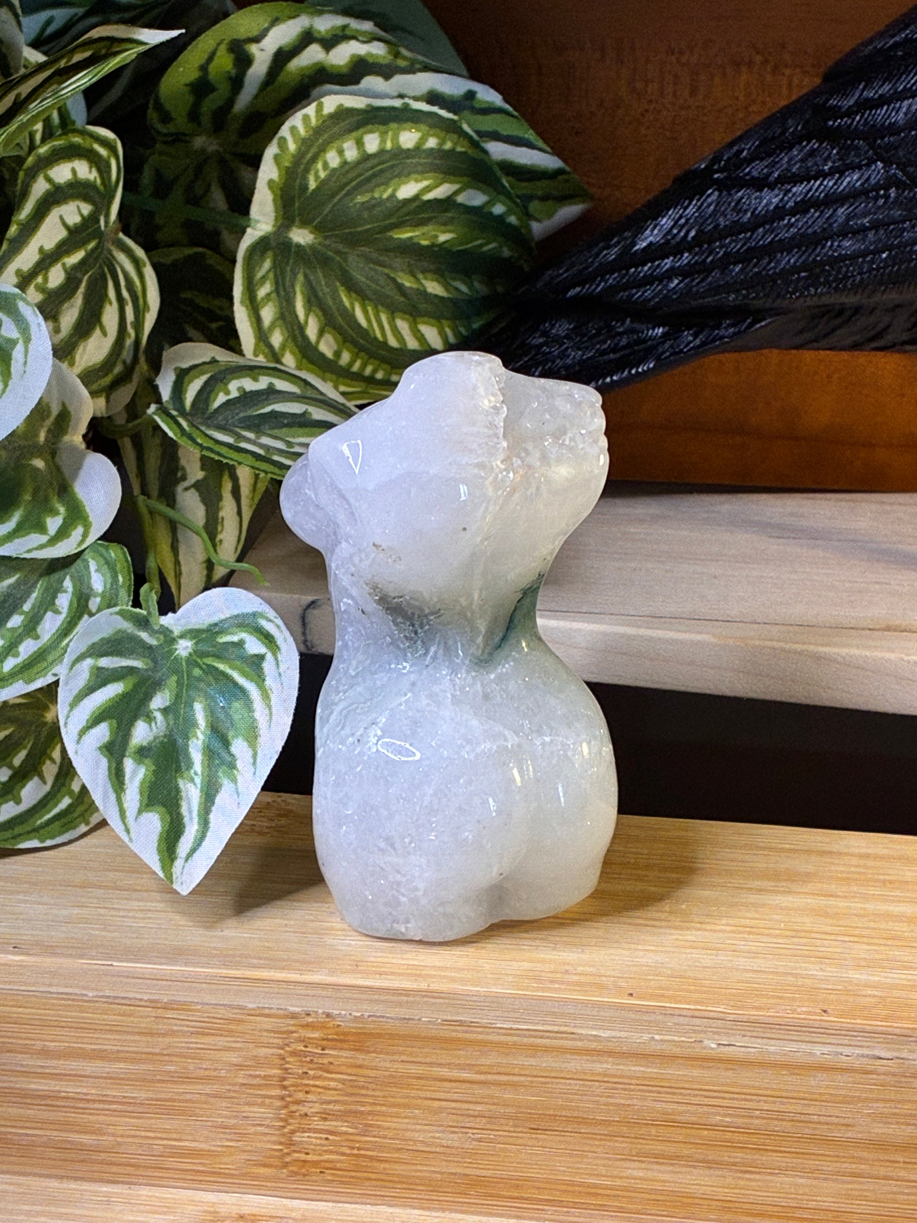 Moss Agate Goddess Body