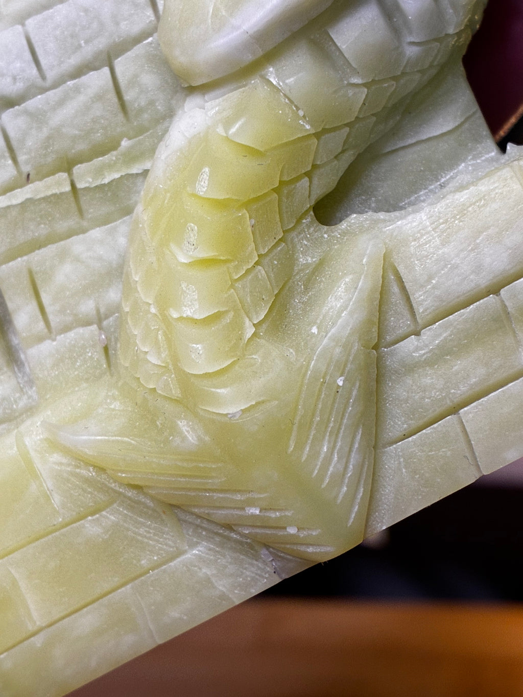 New Jade Dragon Carving