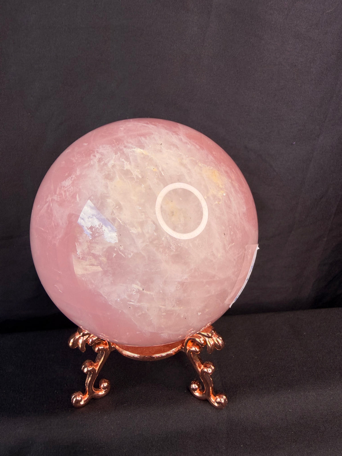 Rose Quartz Sphere w/Stand