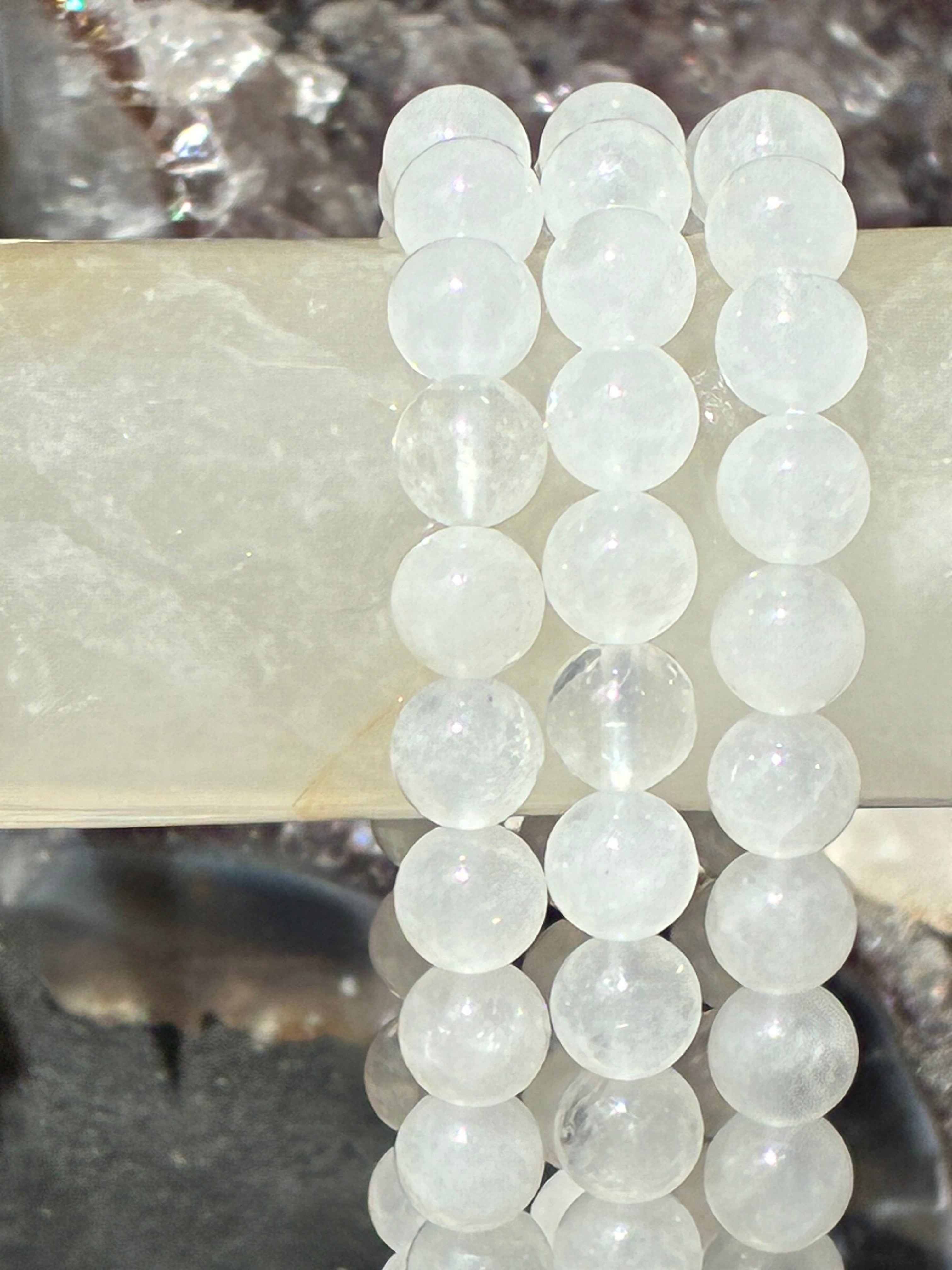 8mm Milky Quartz Bracelet