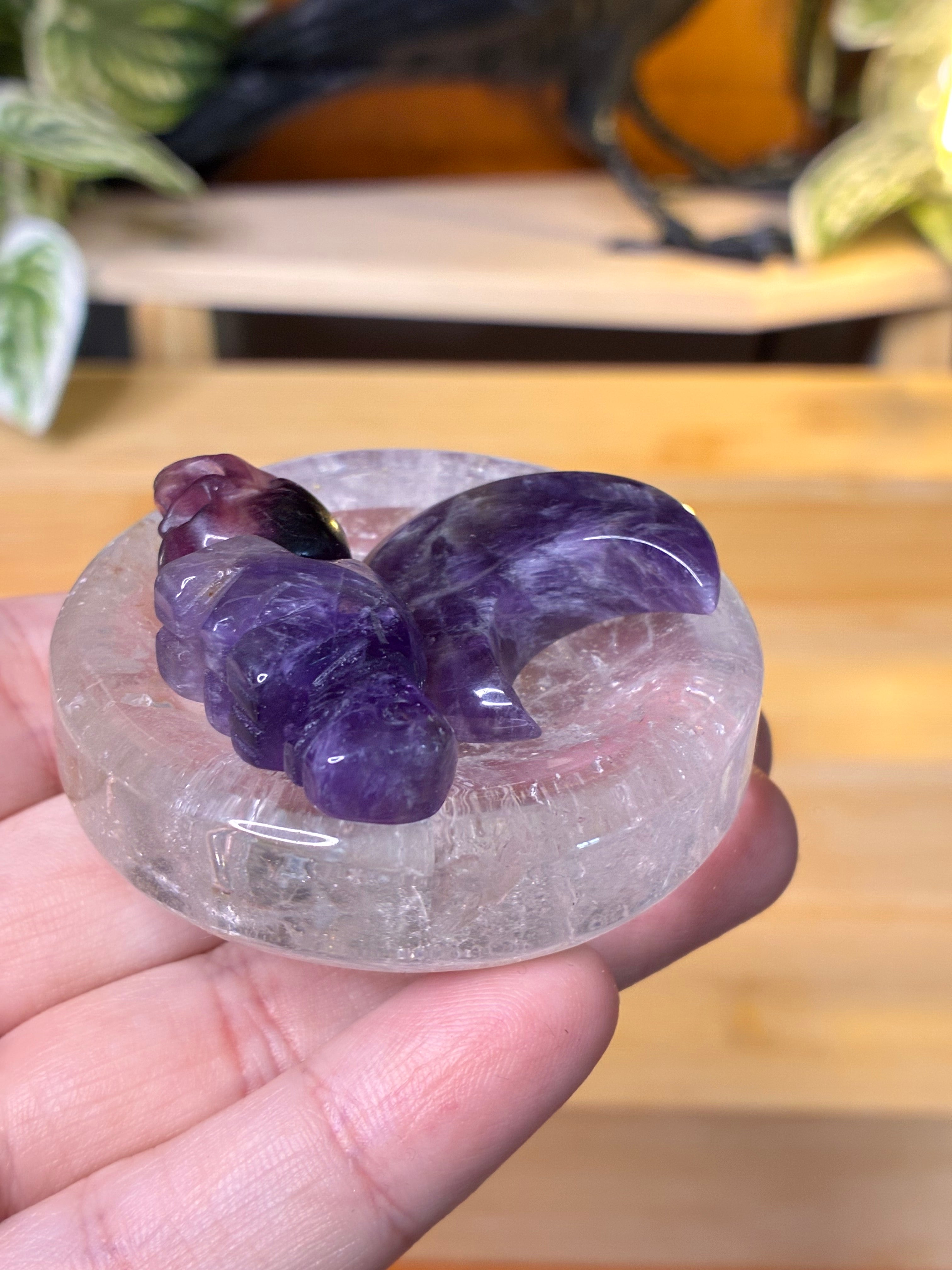 Clear Quartz Trinket Bowl