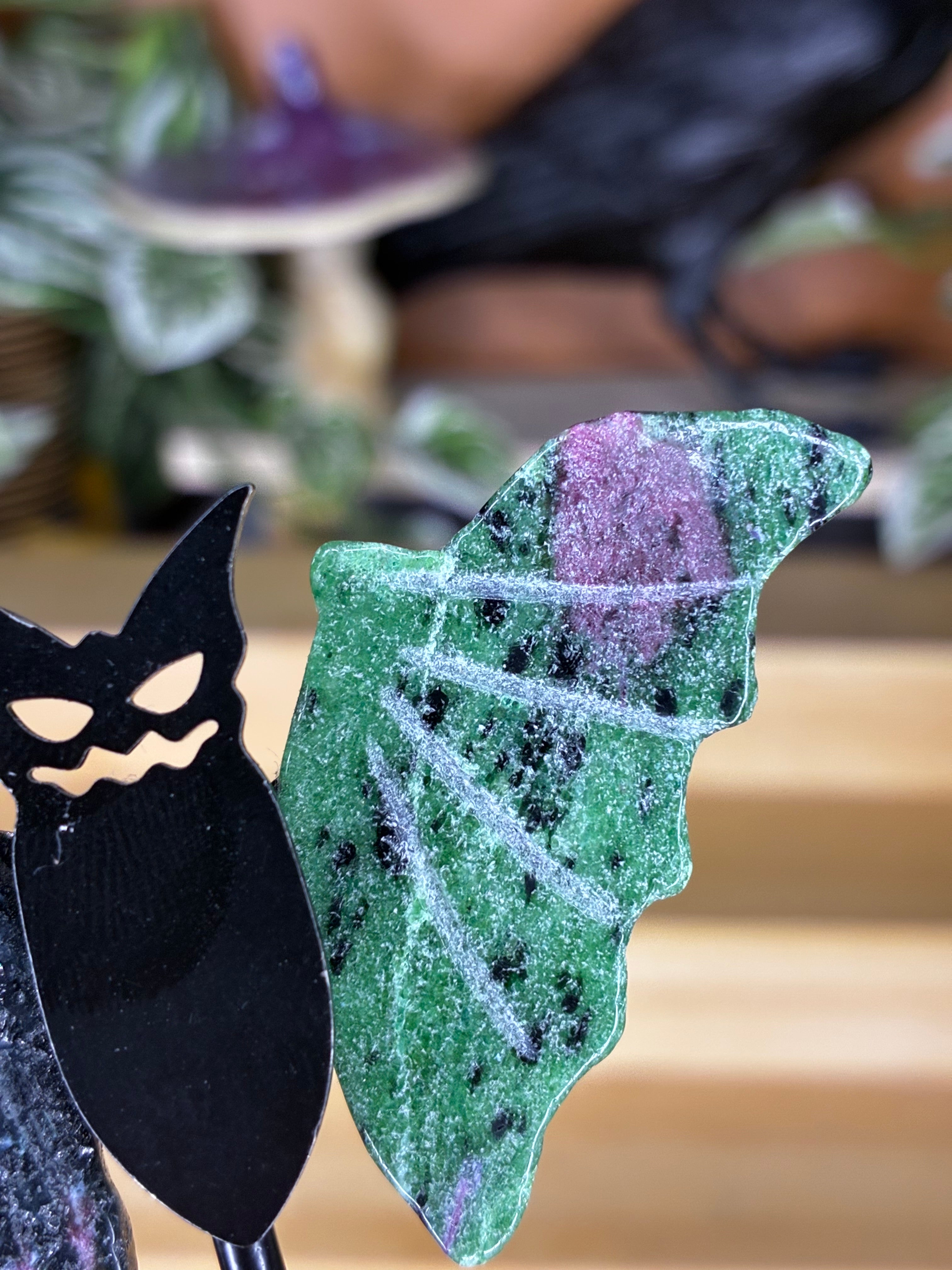 Ruby Zoisite Bat Wings