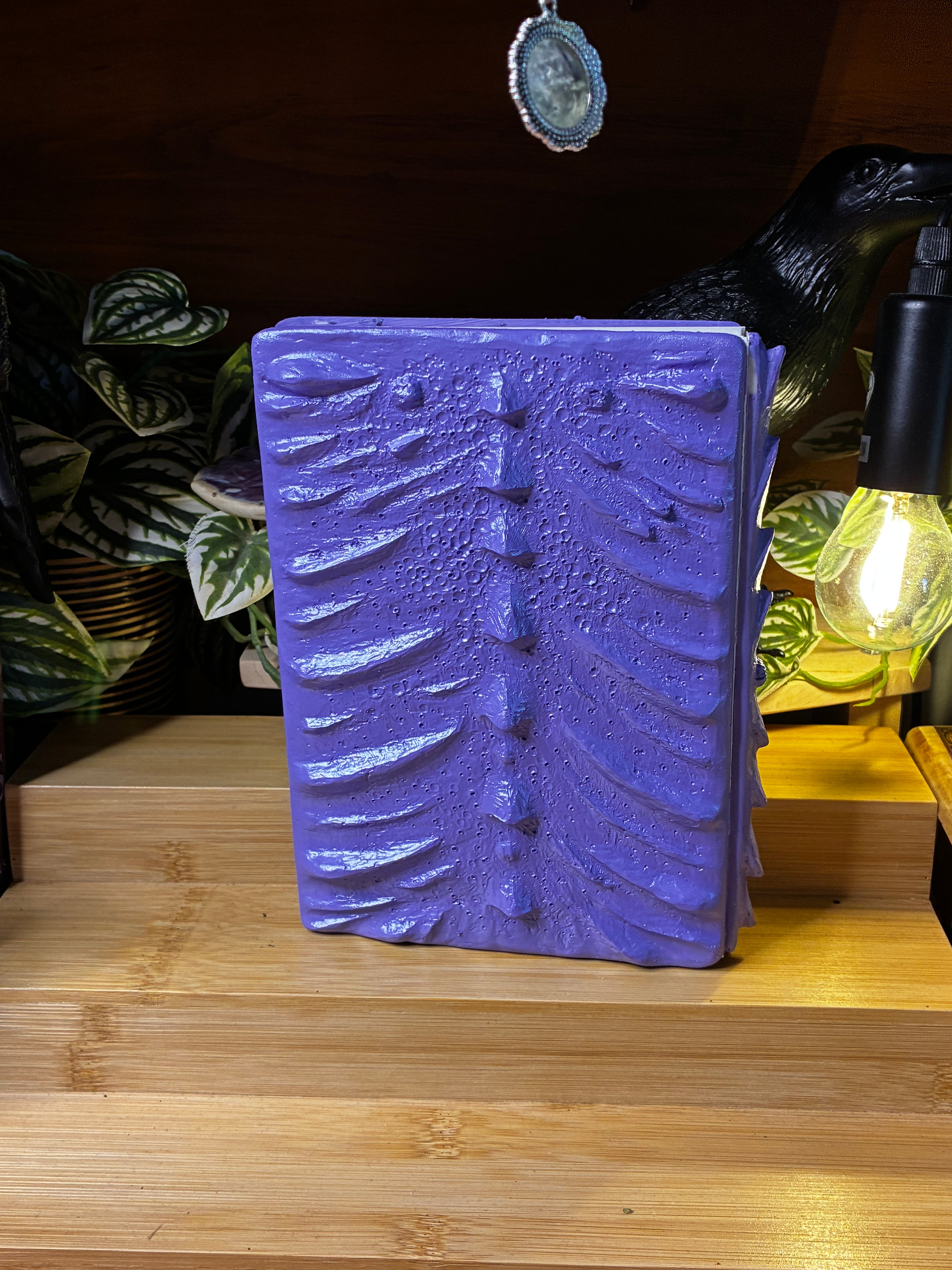 🐉 Amethyst Dragon Scale Hardcover Notebook