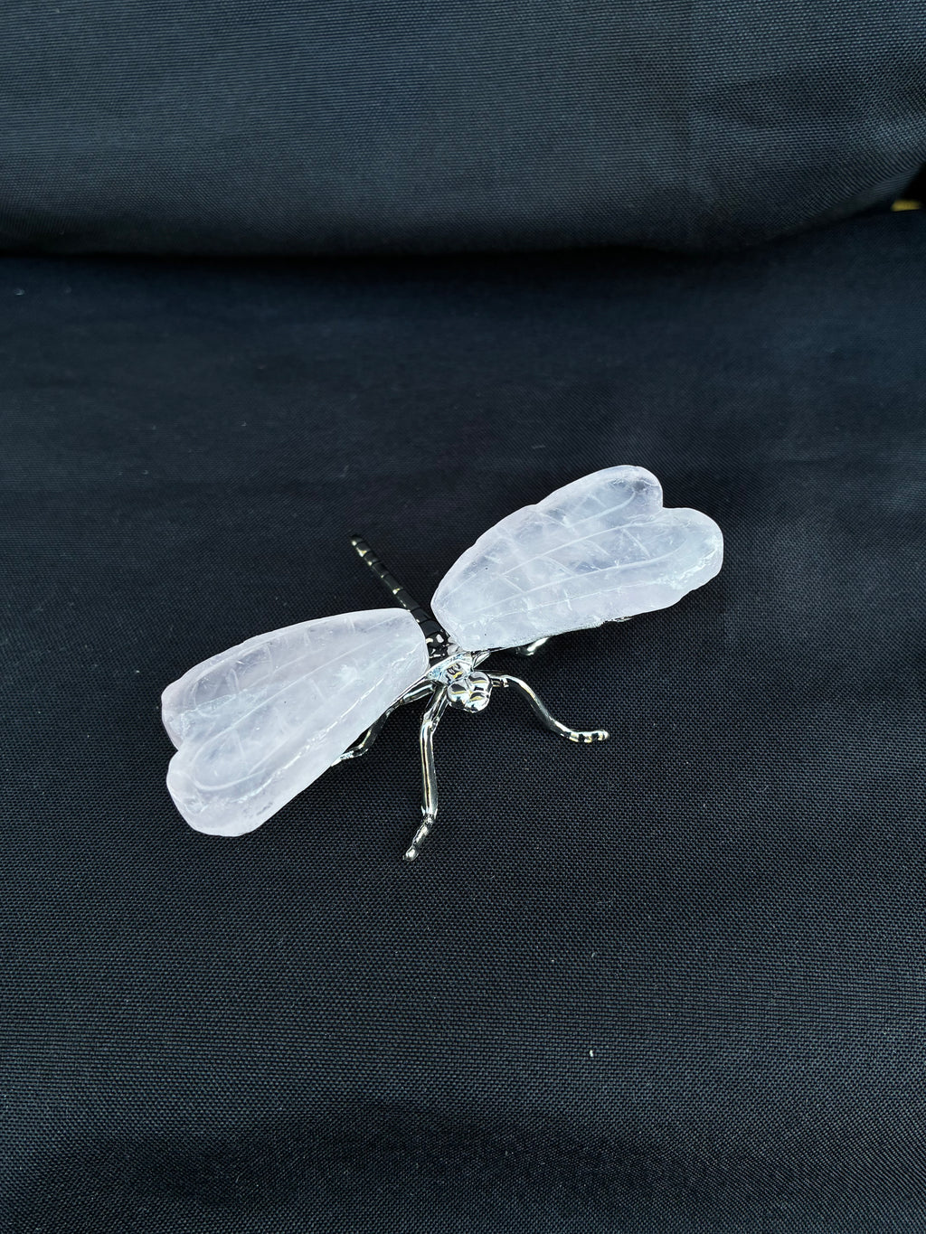 Rose Quartz Dragonfly