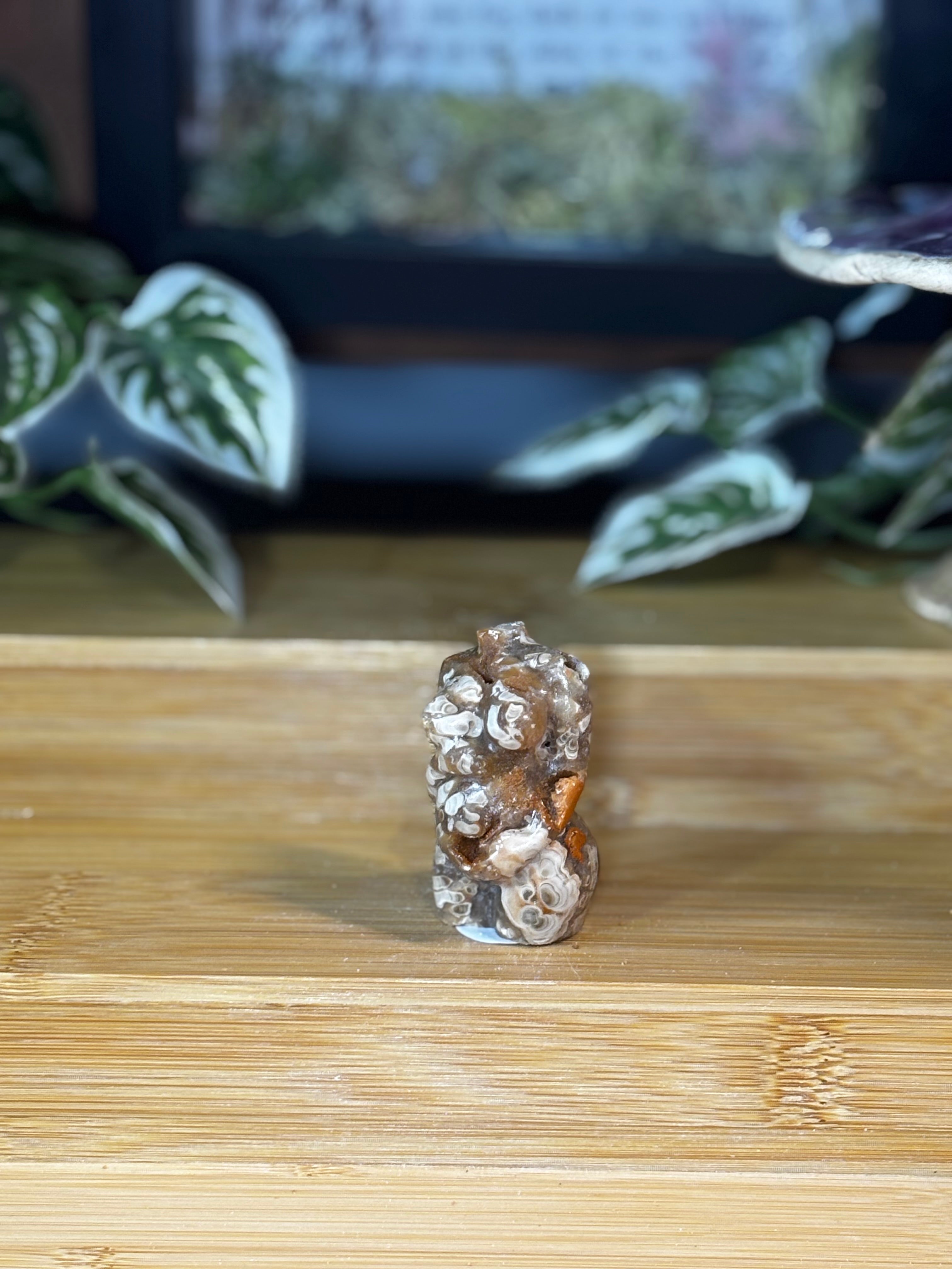 Amber Calcite Fertility Goddess Body