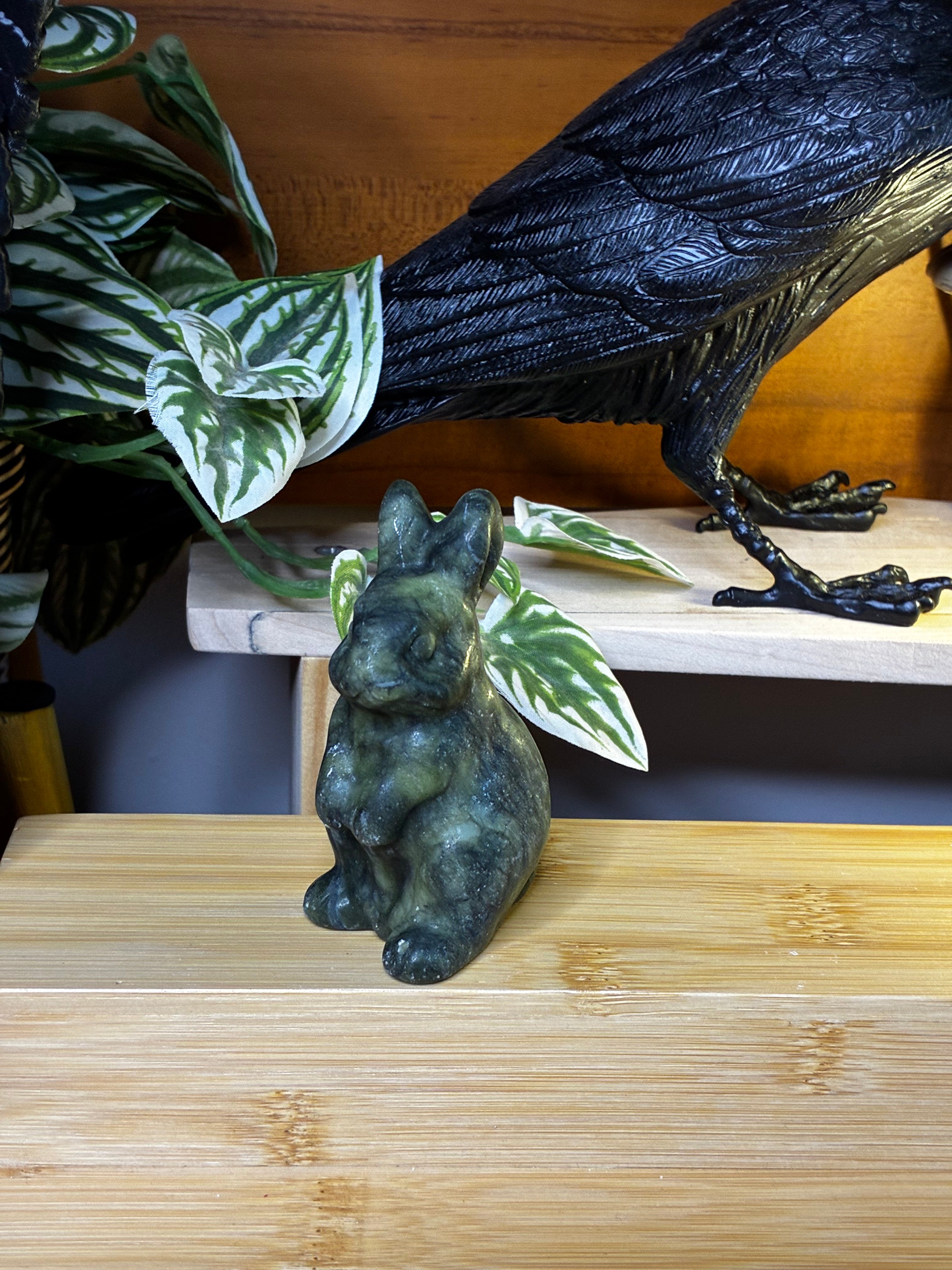 Serpentine Jade Bunny