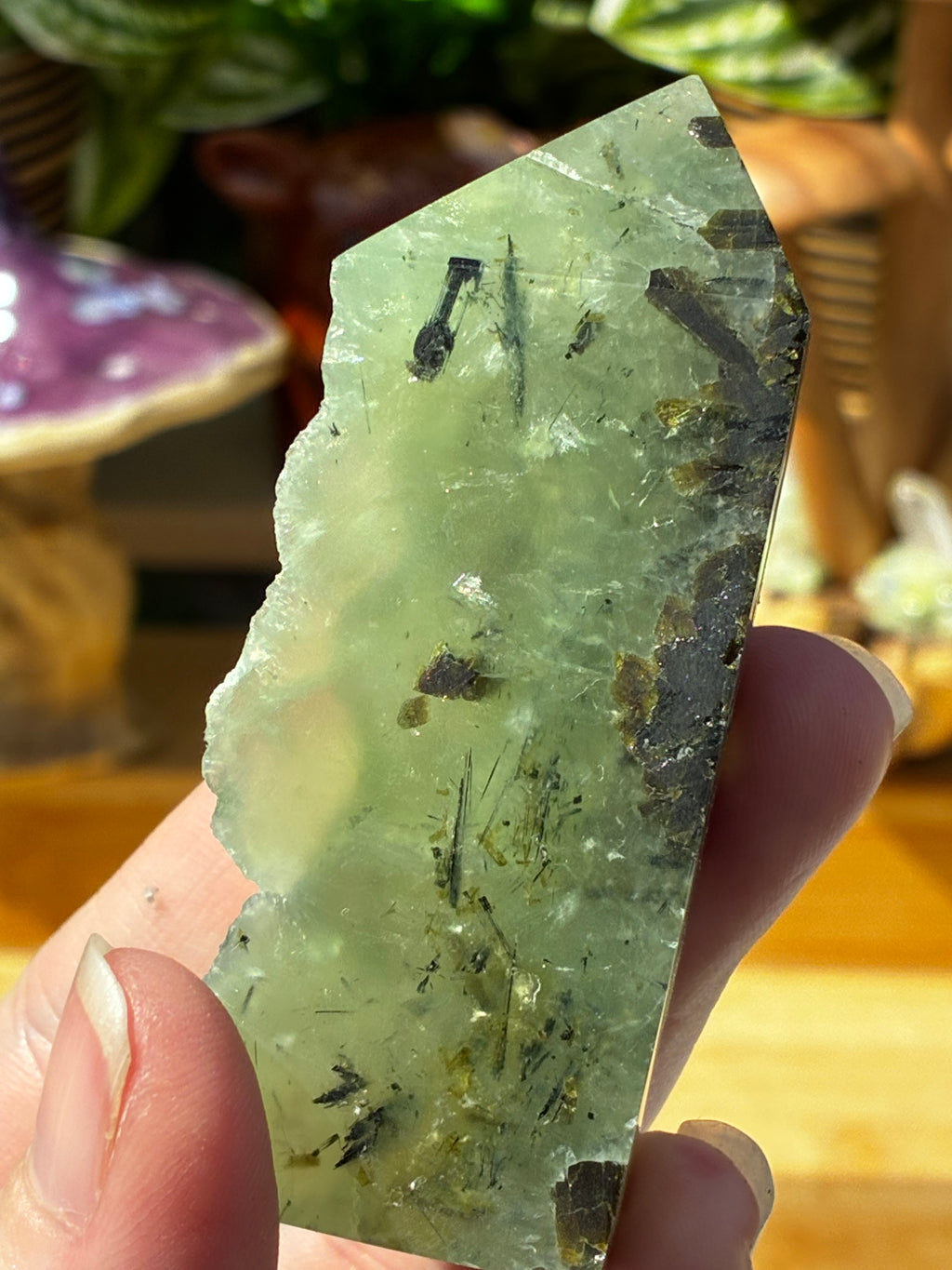 Prehnite (Half Raw) Point