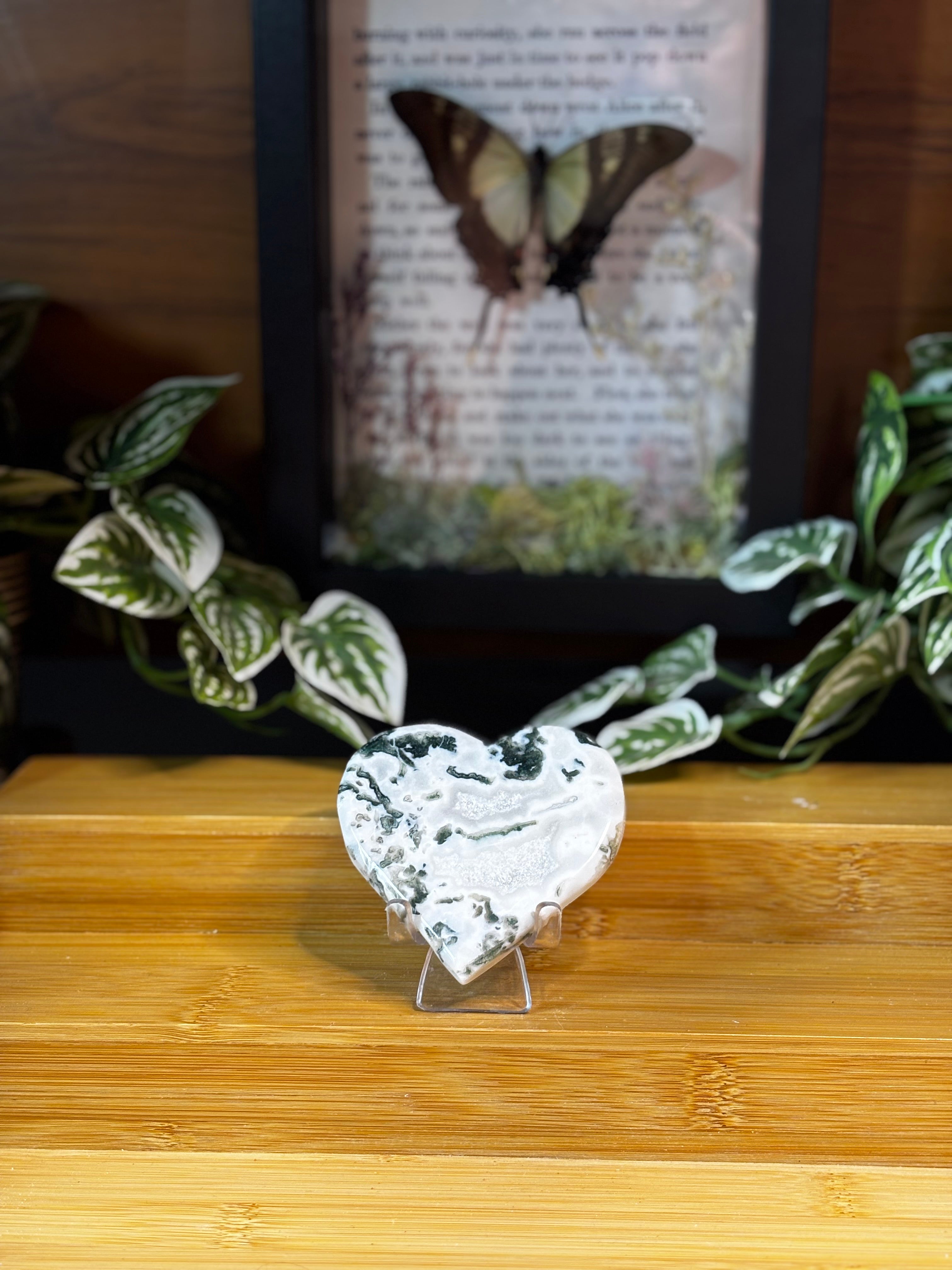 Tree Agate Heart