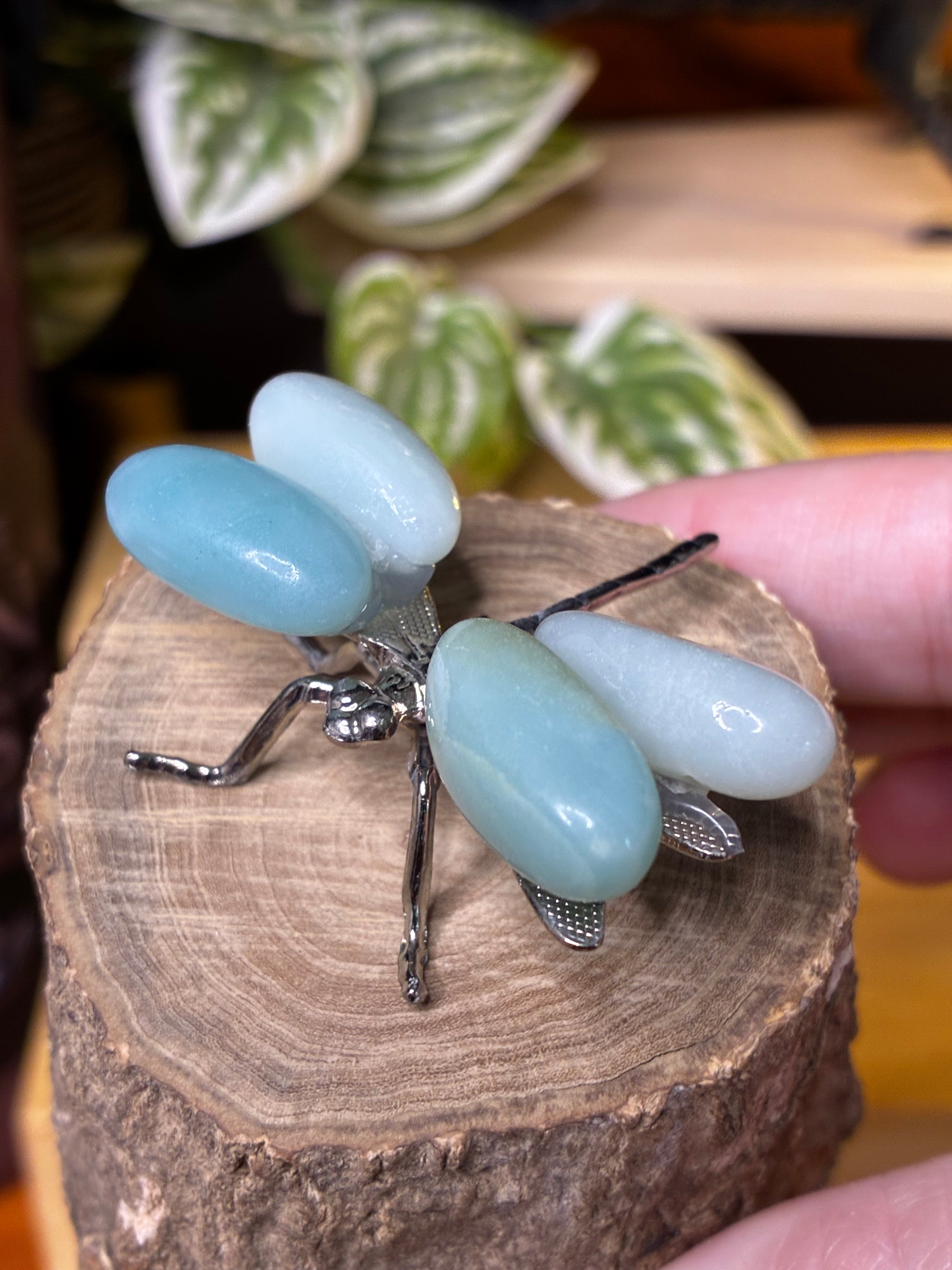 Blue Aragonite Dragonfly 2