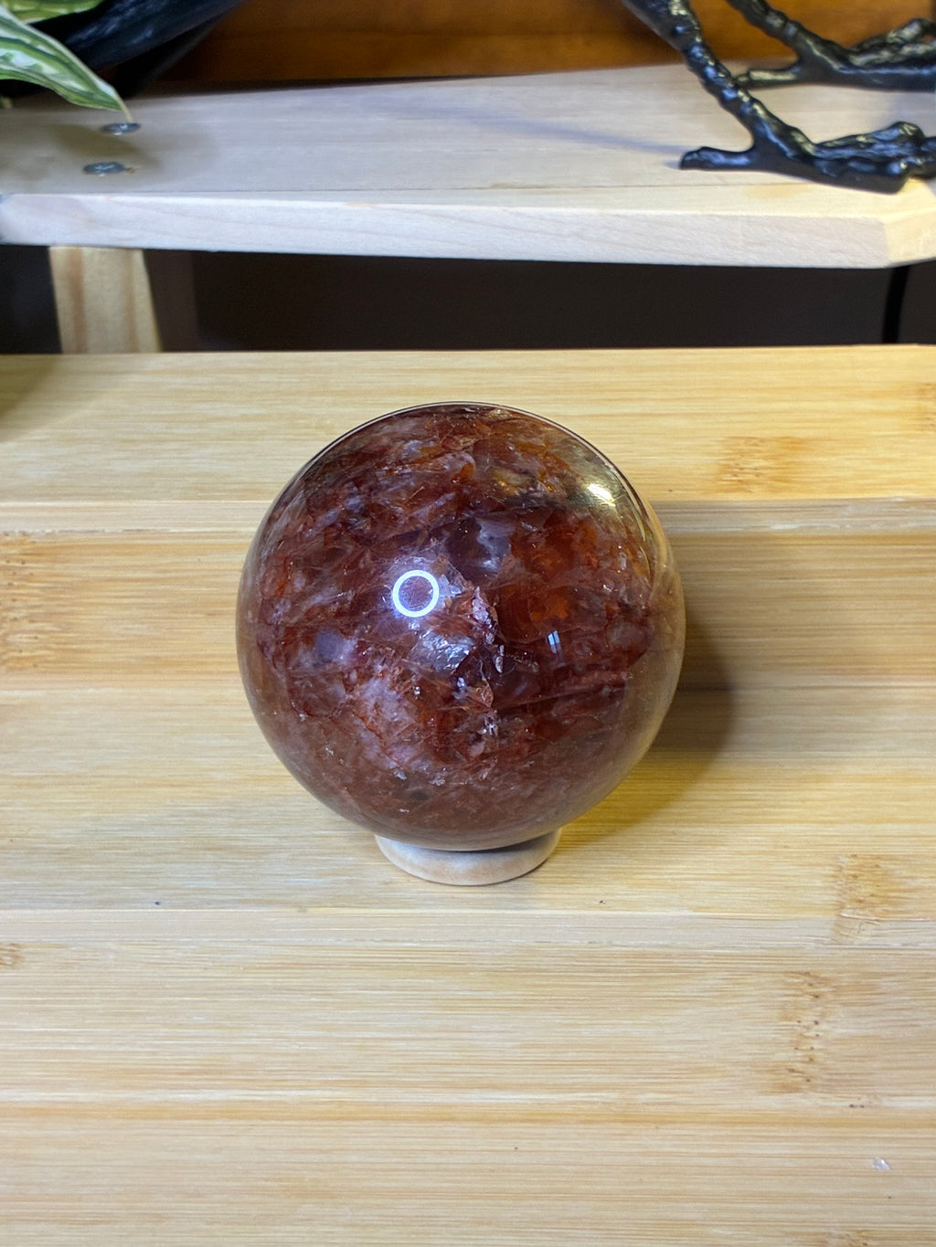Fire Quartz Sphere