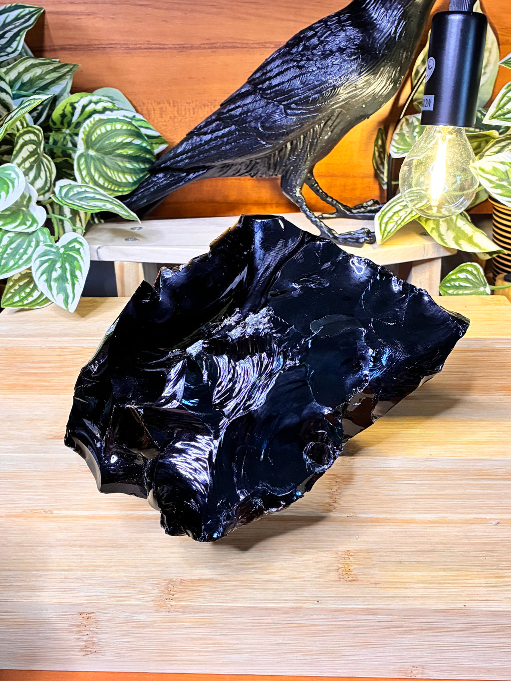 Raw Black Obsidian Chunk