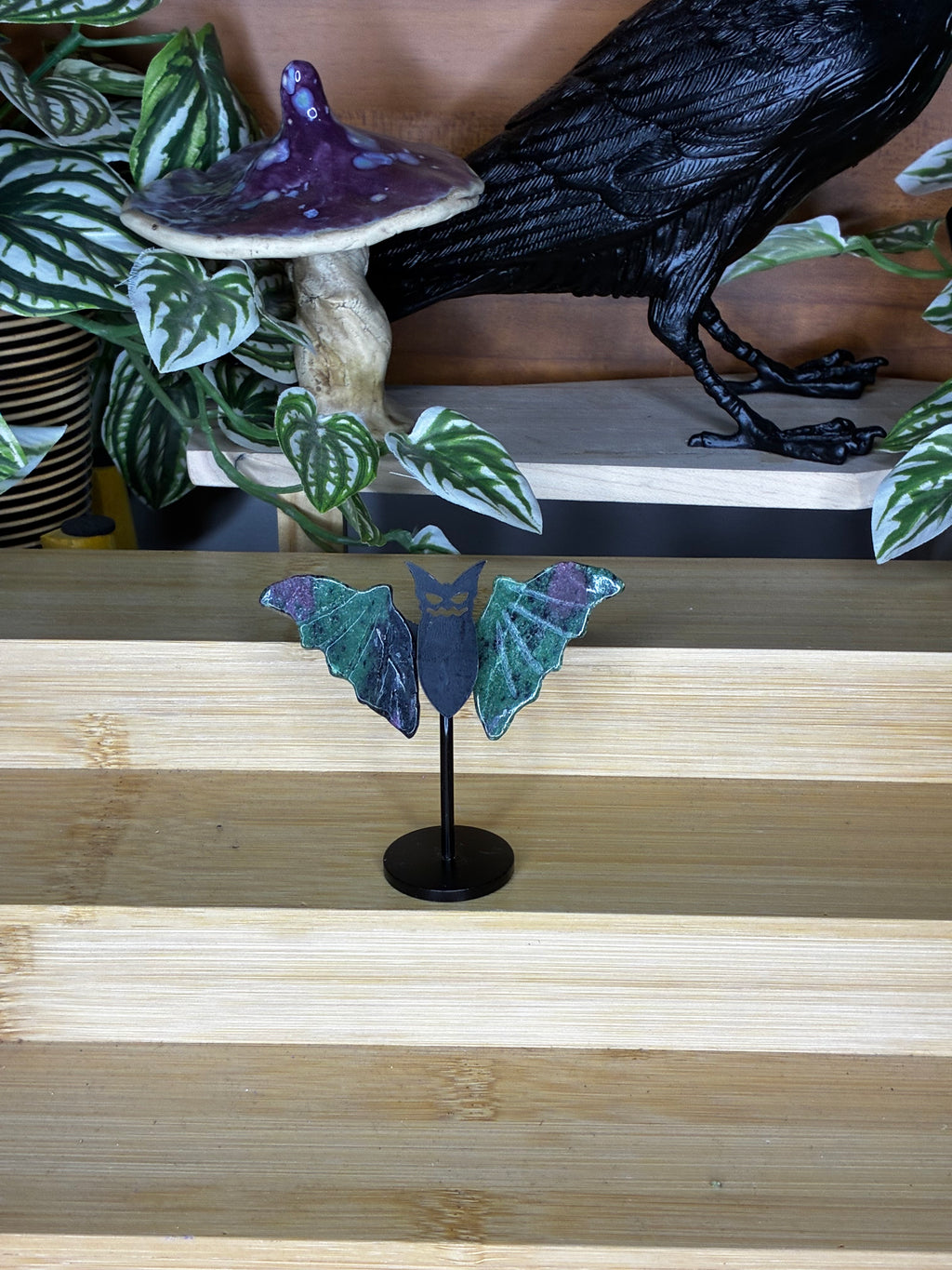 Ruby Zoisite Bat Wings