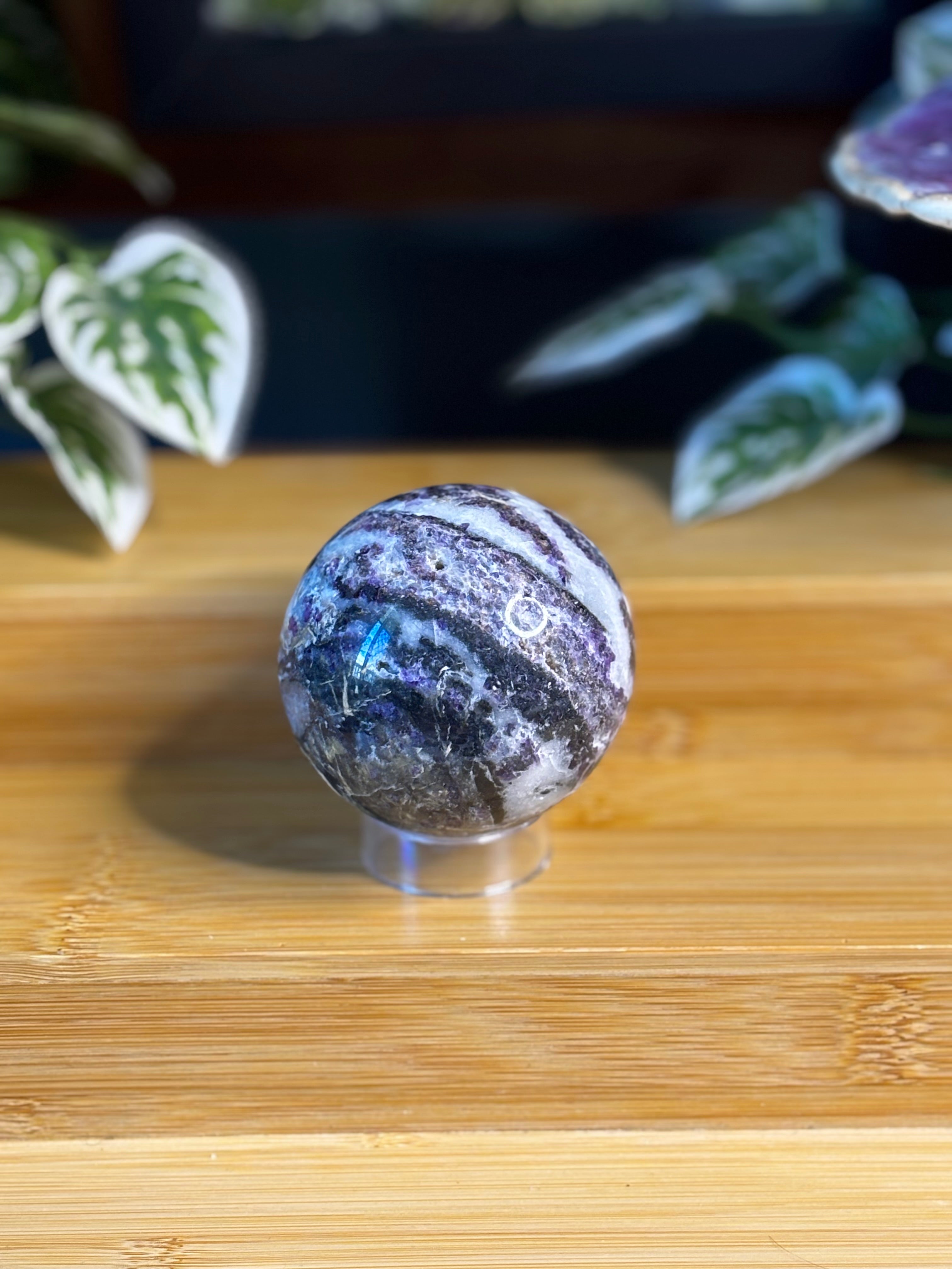 Purple Zebra Jasper Sphere 2
