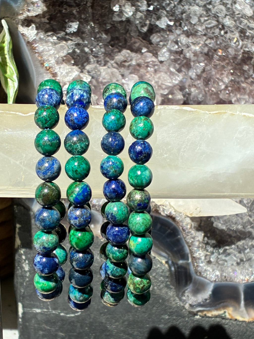 8mm Azurite Malachite