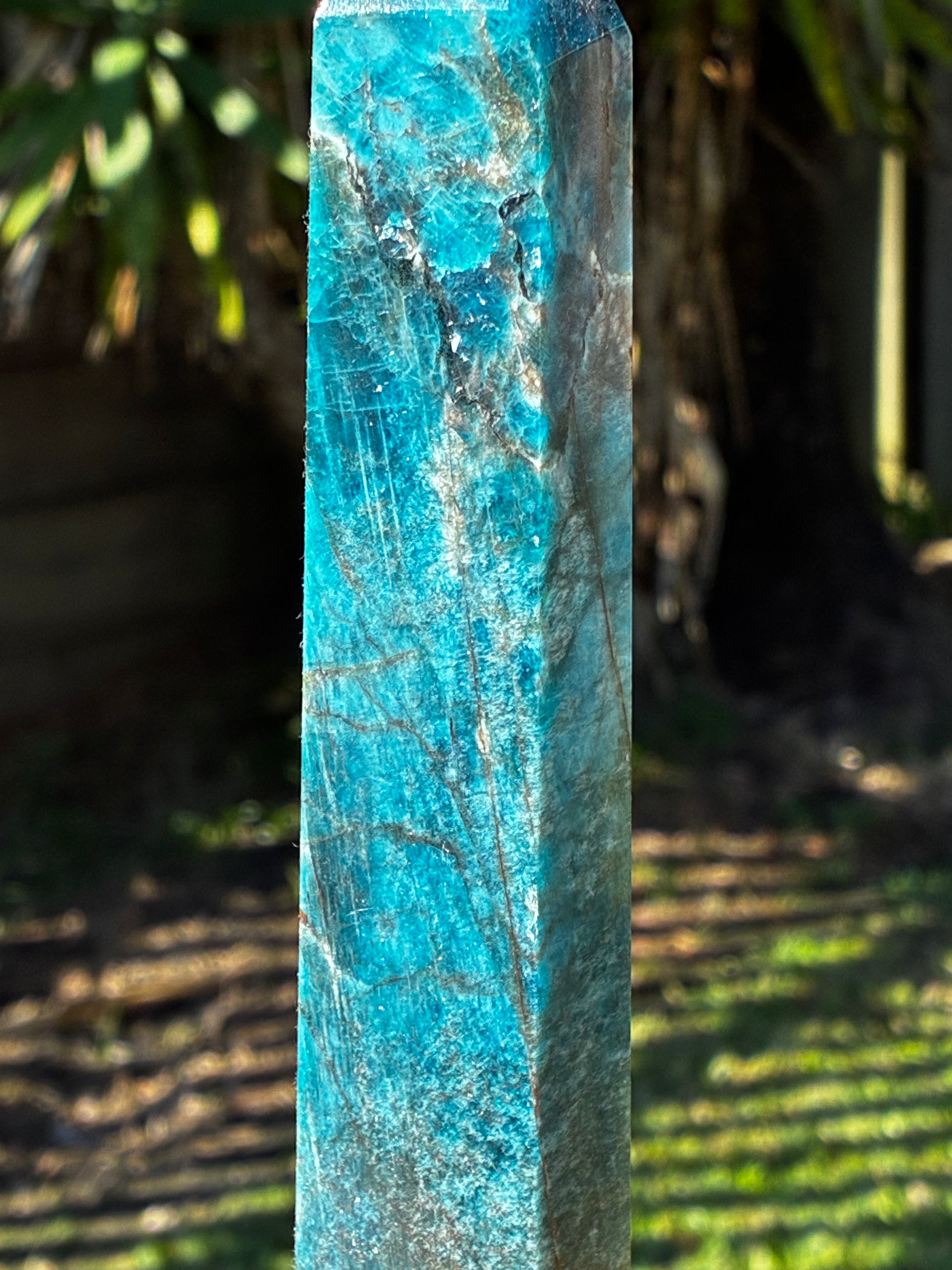 Blue Apatite Tower