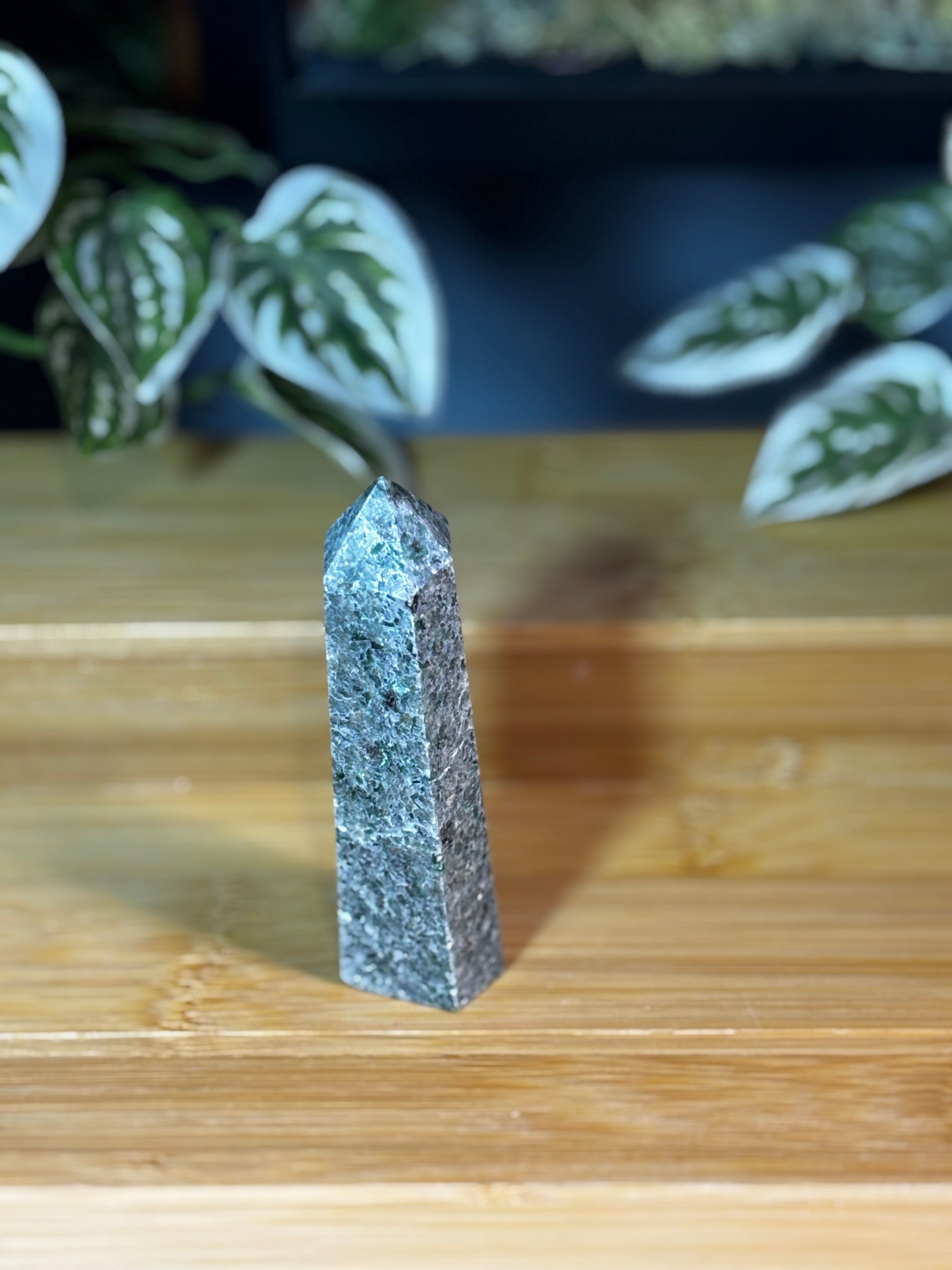 Green Kyanite Point 1