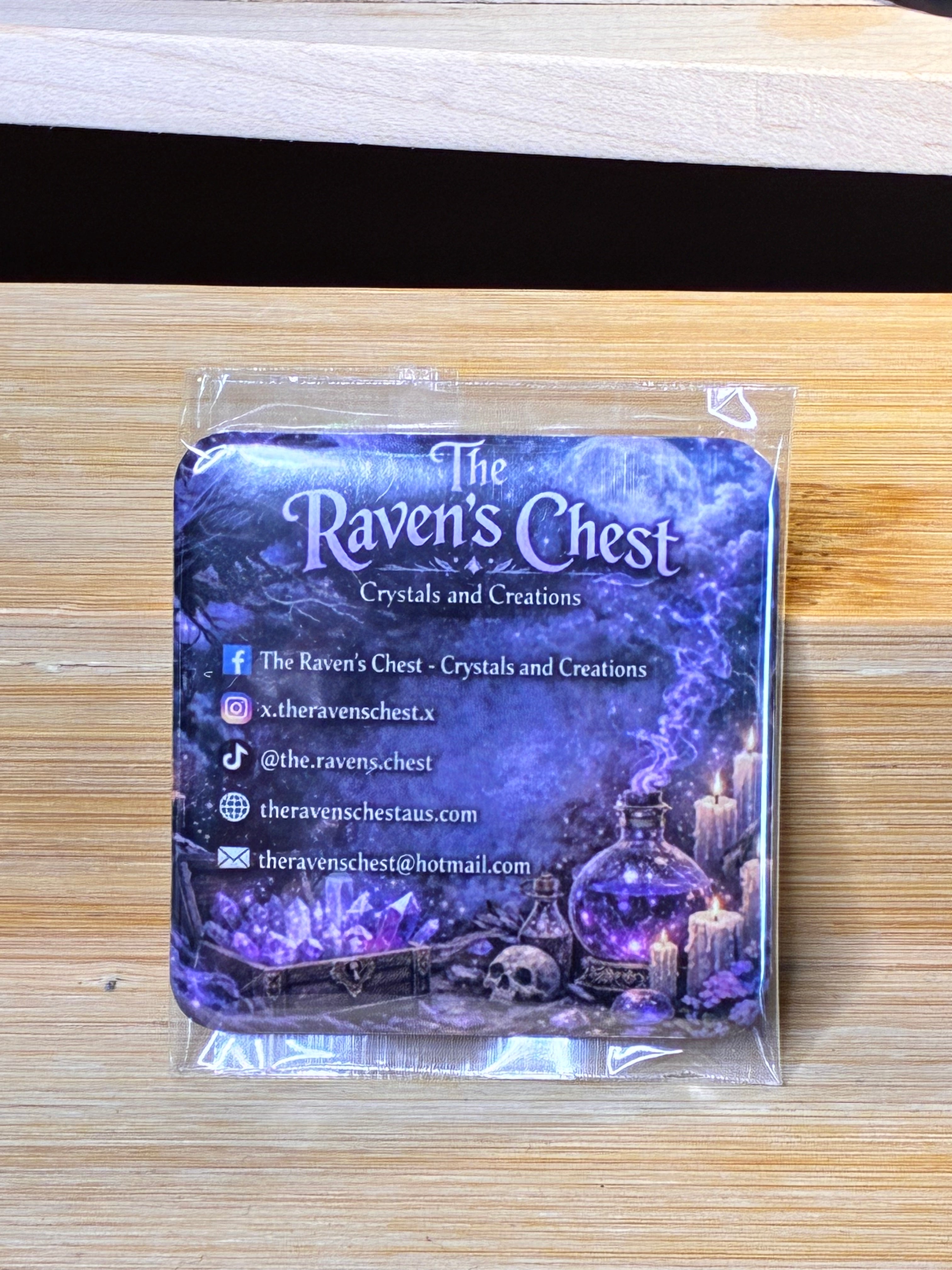 The Raven’s Chest Socials Magnet