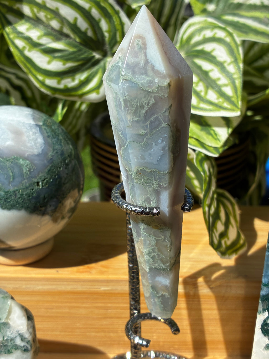 Moss Agate Grounding Pack