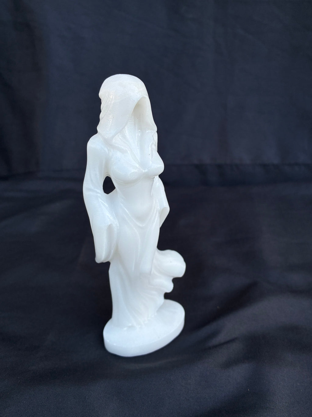 White Jade Witch Carving