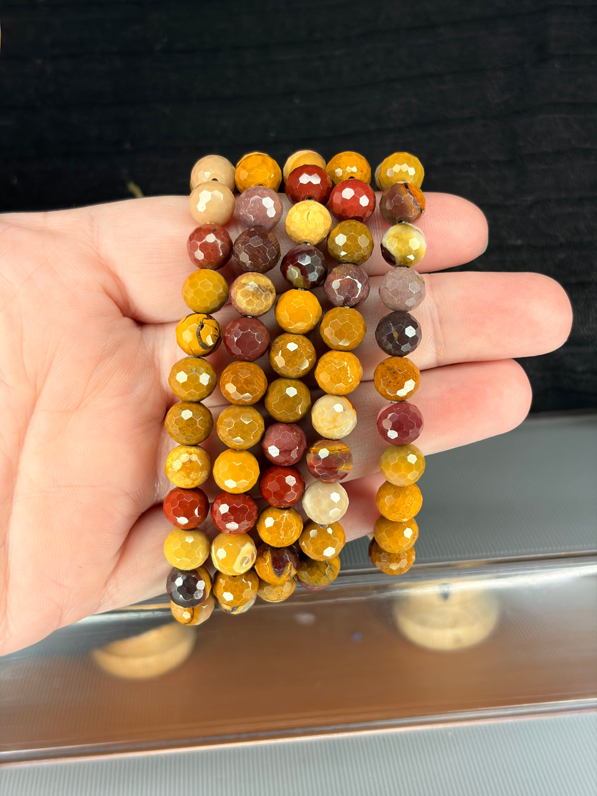 Mookaite Faceted Bracelet