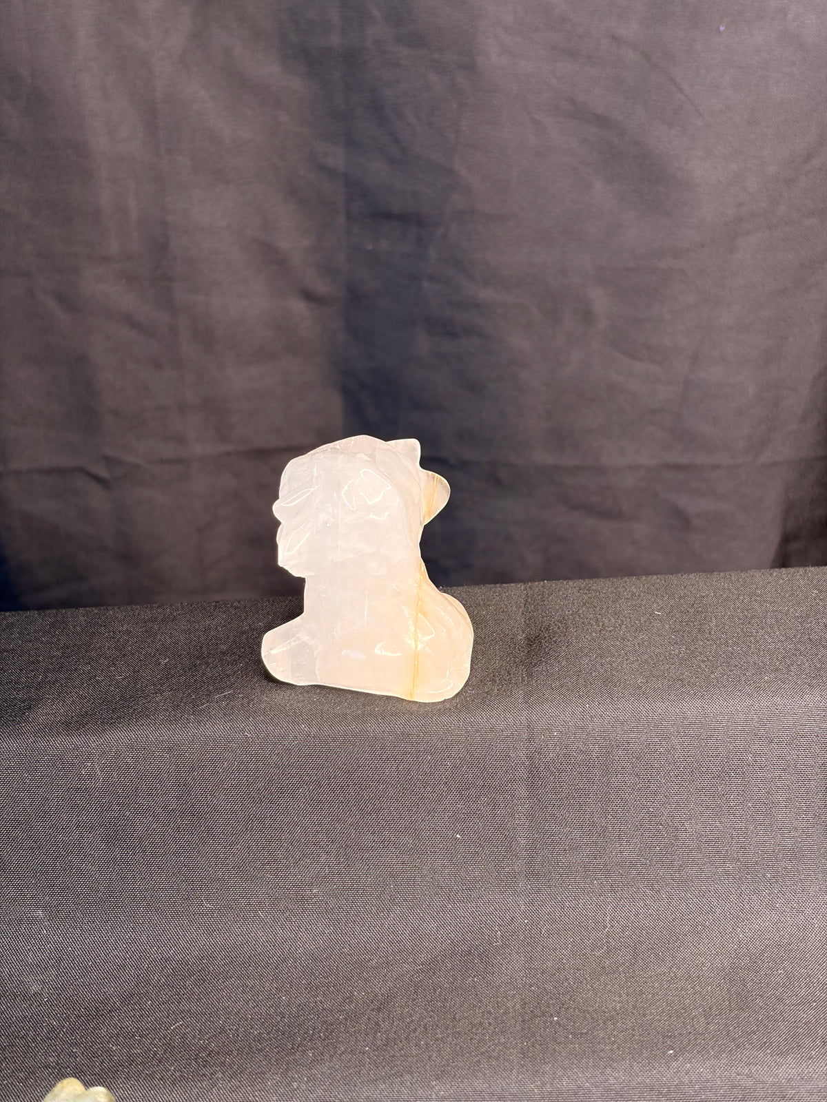 Clear Quartz Sitting Cow