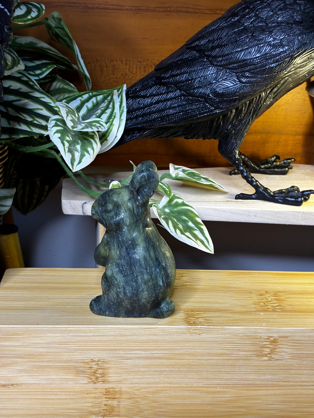 Serpentine Jade Bunny