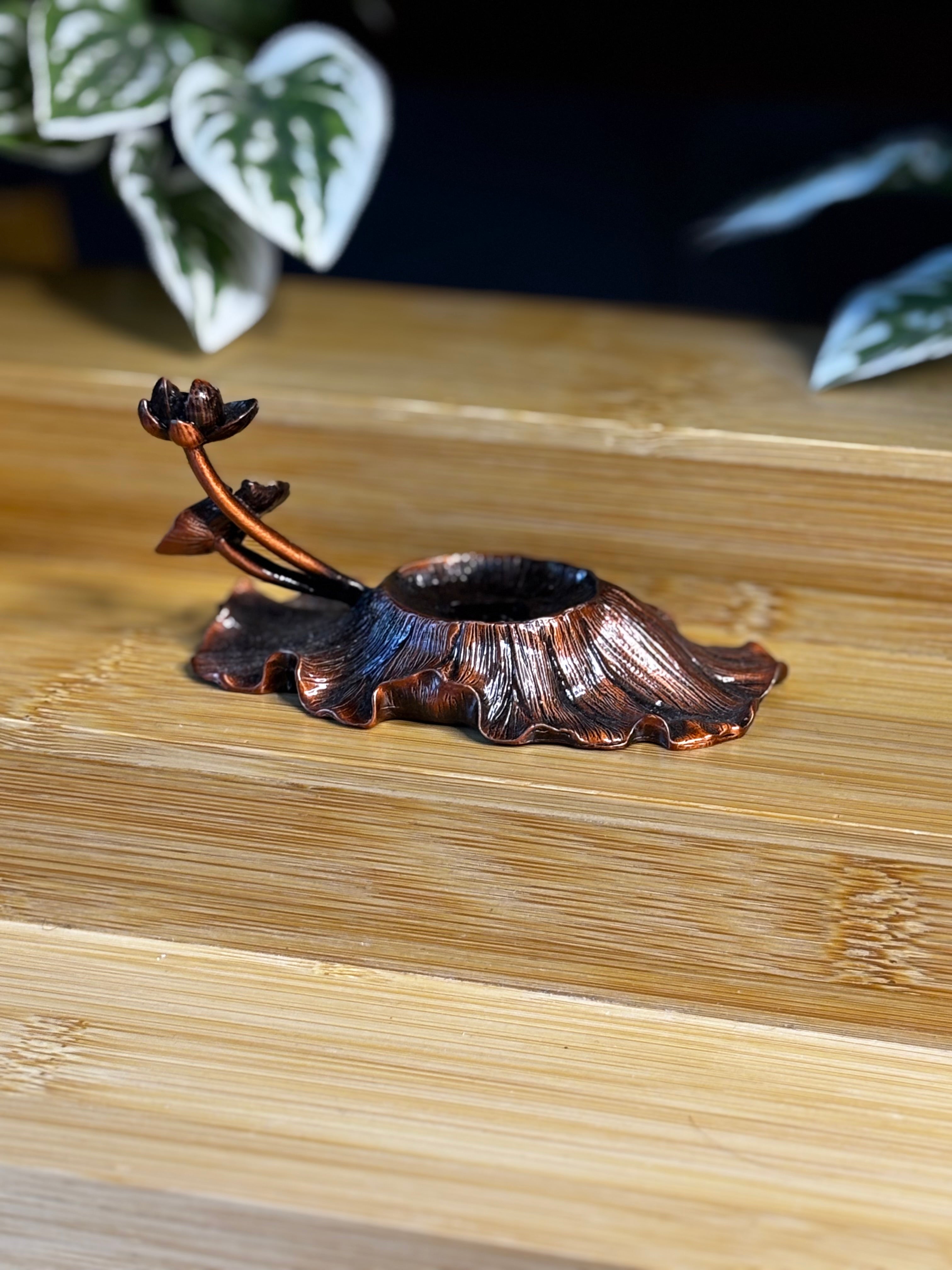 Copper-Colour Sphere Stand