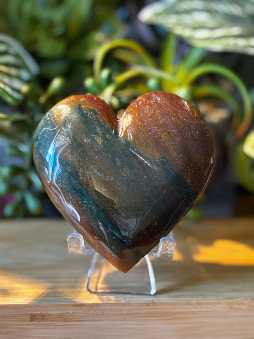 Ocean Jasper Heart