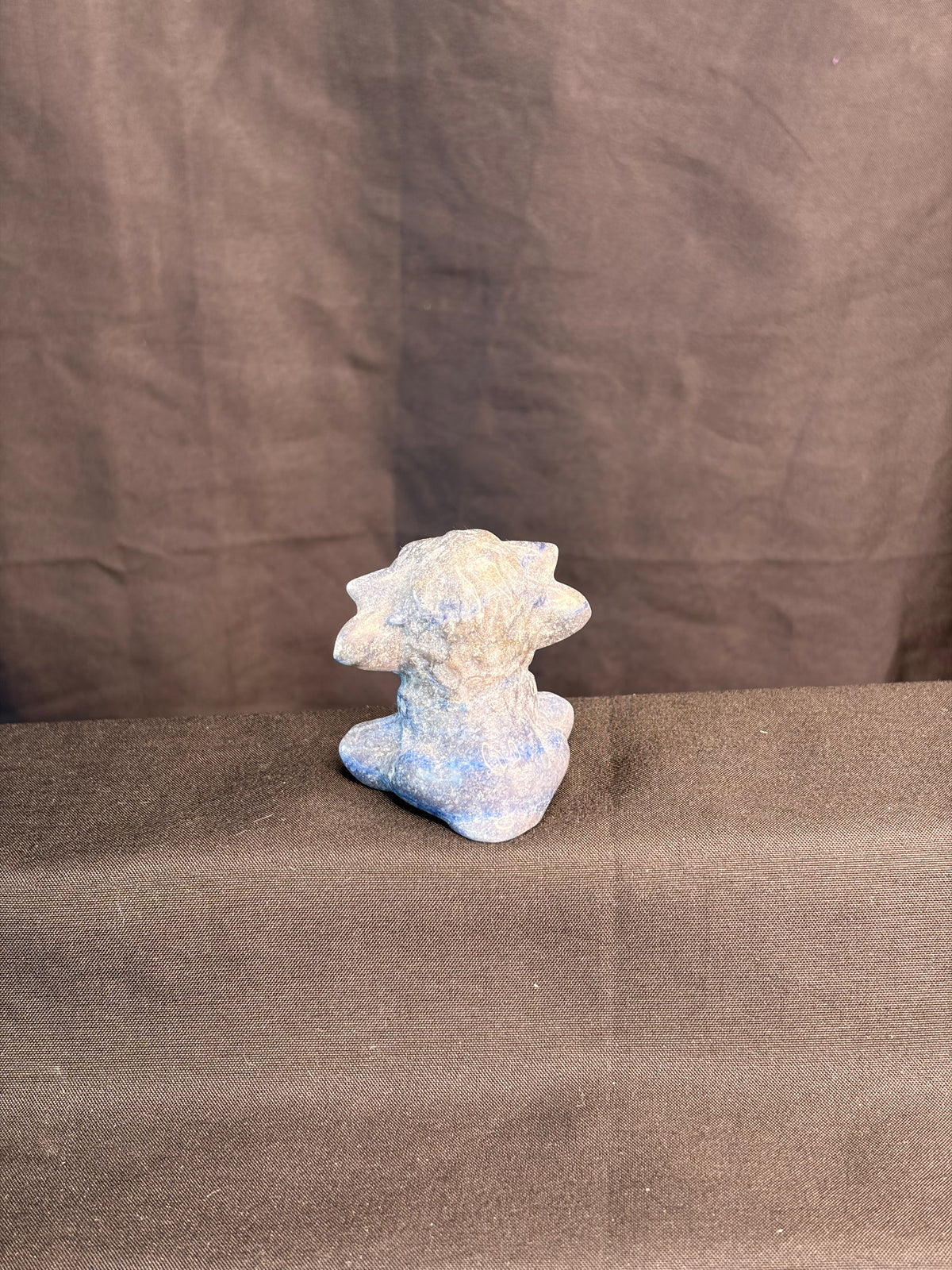 Blue Aventurine Sitting Cow