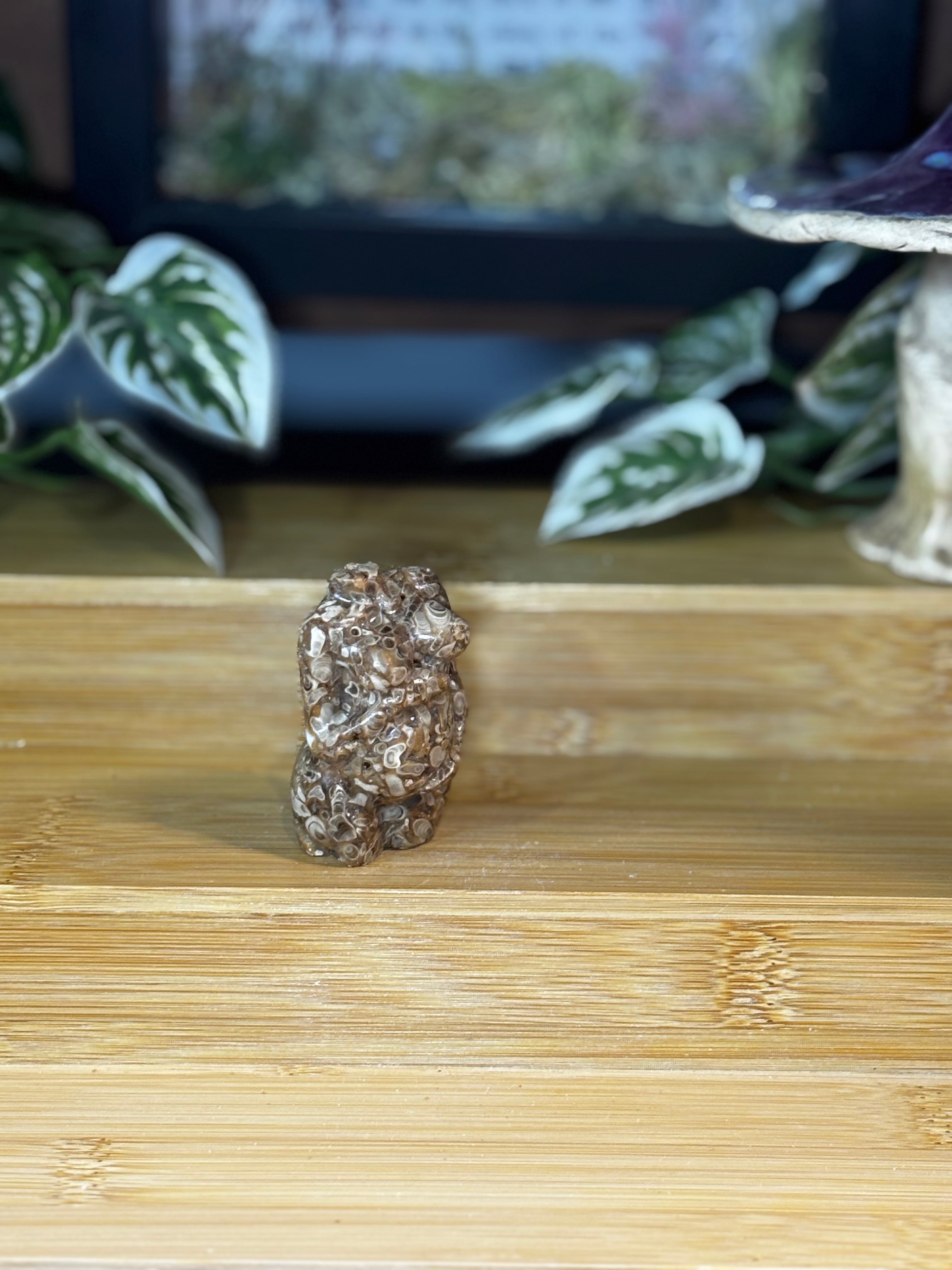 Amber Calcite Fertility Goddess Body