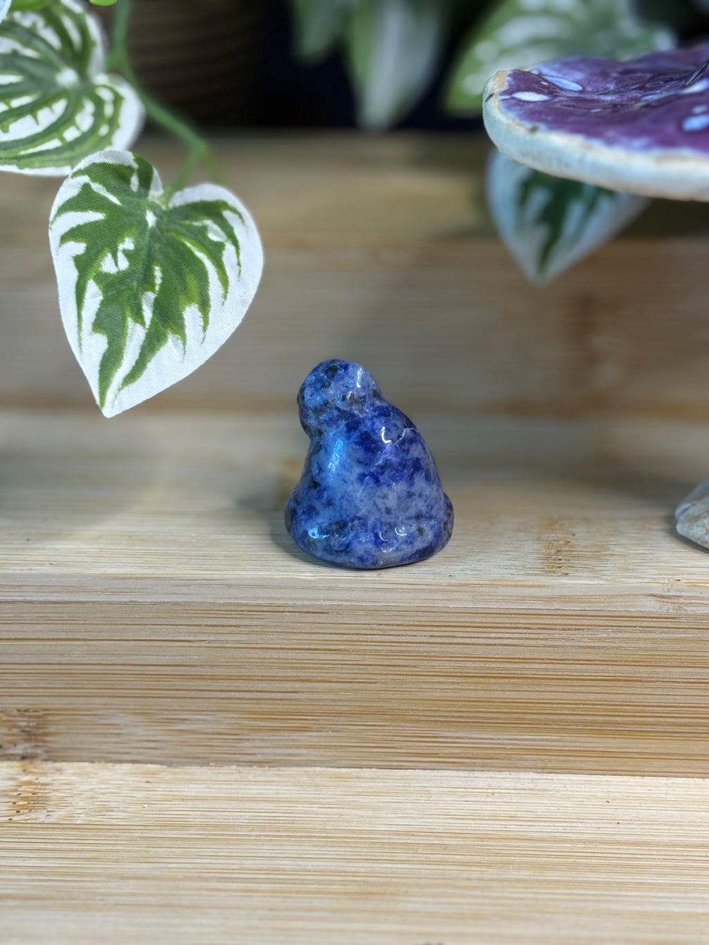 Sodalite Christmas Beanie Hat Carving