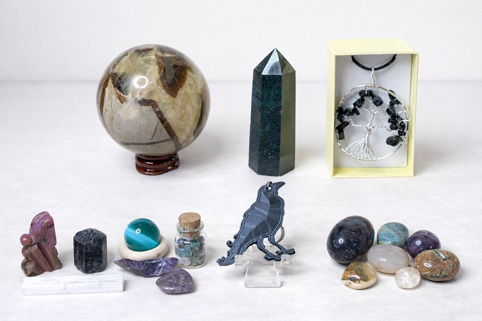 Raven’s Chest Hidden Treasure Box — $50 Mystery Crystal Box