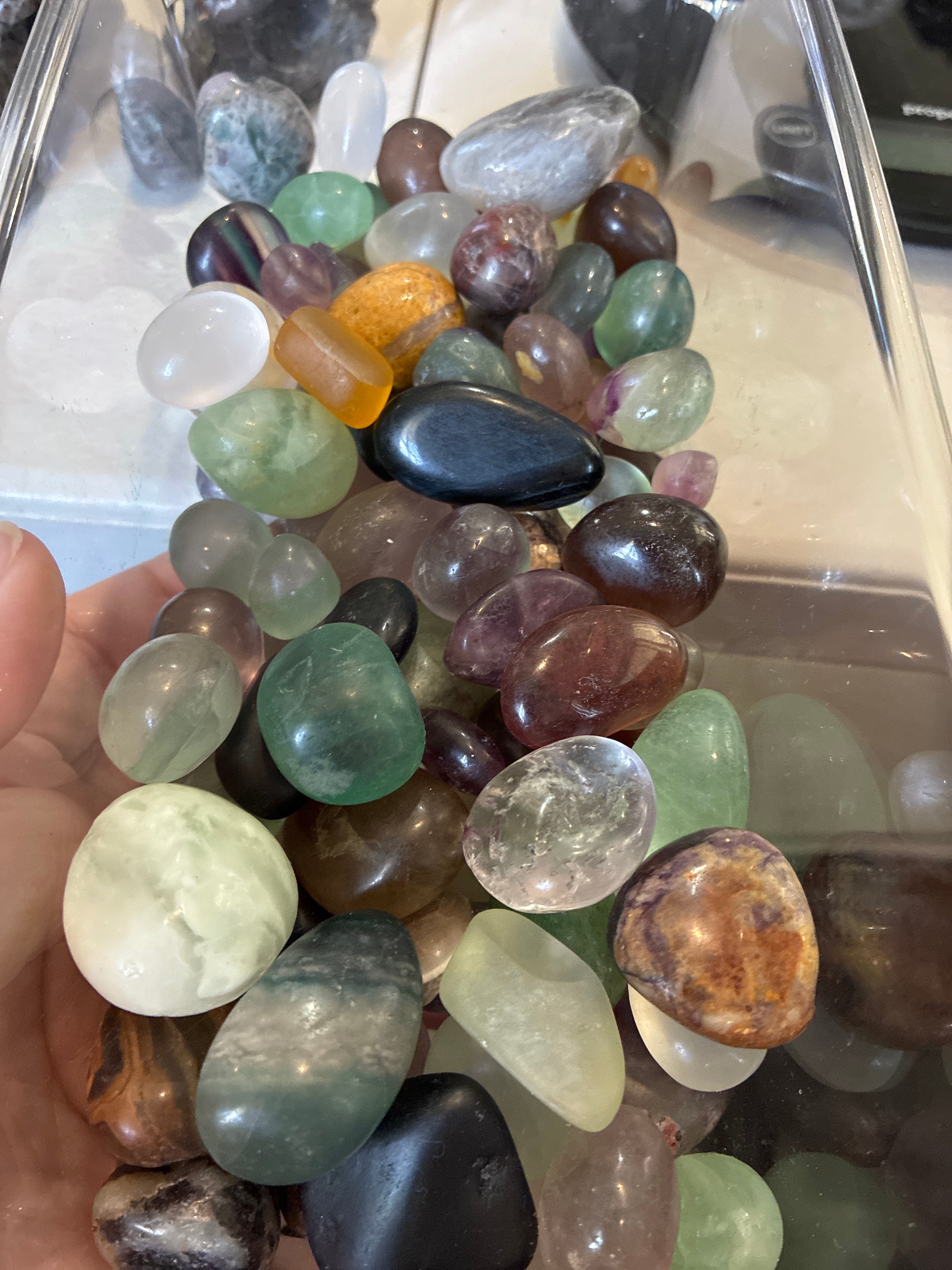 Fluorite Tumbles