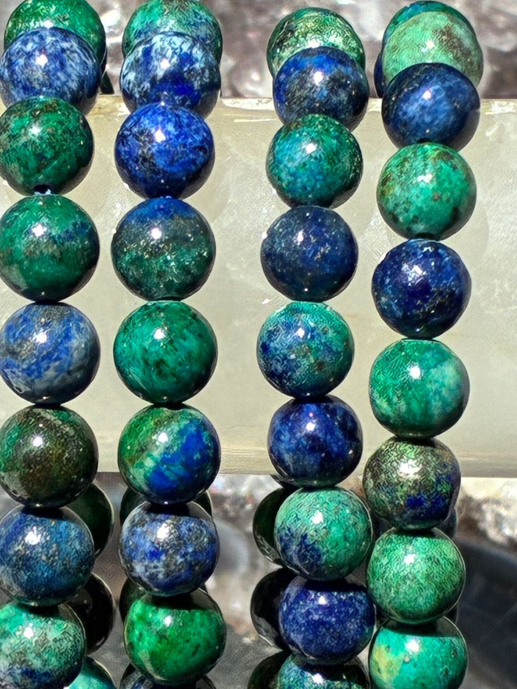 8mm Azurite Malachite